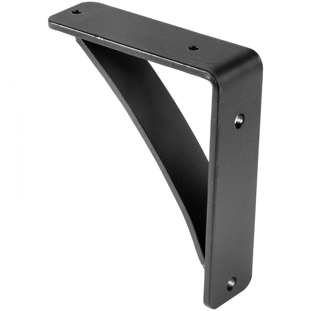 Heavy Duty Shelf Brackets, Floating Shelf Bracket 7x6x2" 450lbs 2pcs Matte Black