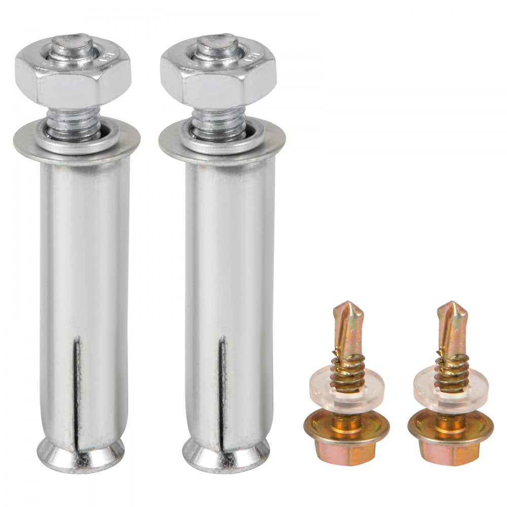 Heavy Duty Shelf Brackets, Floating Shelf Bracket 7x6x2" 450lbs 2pcs Matte Black