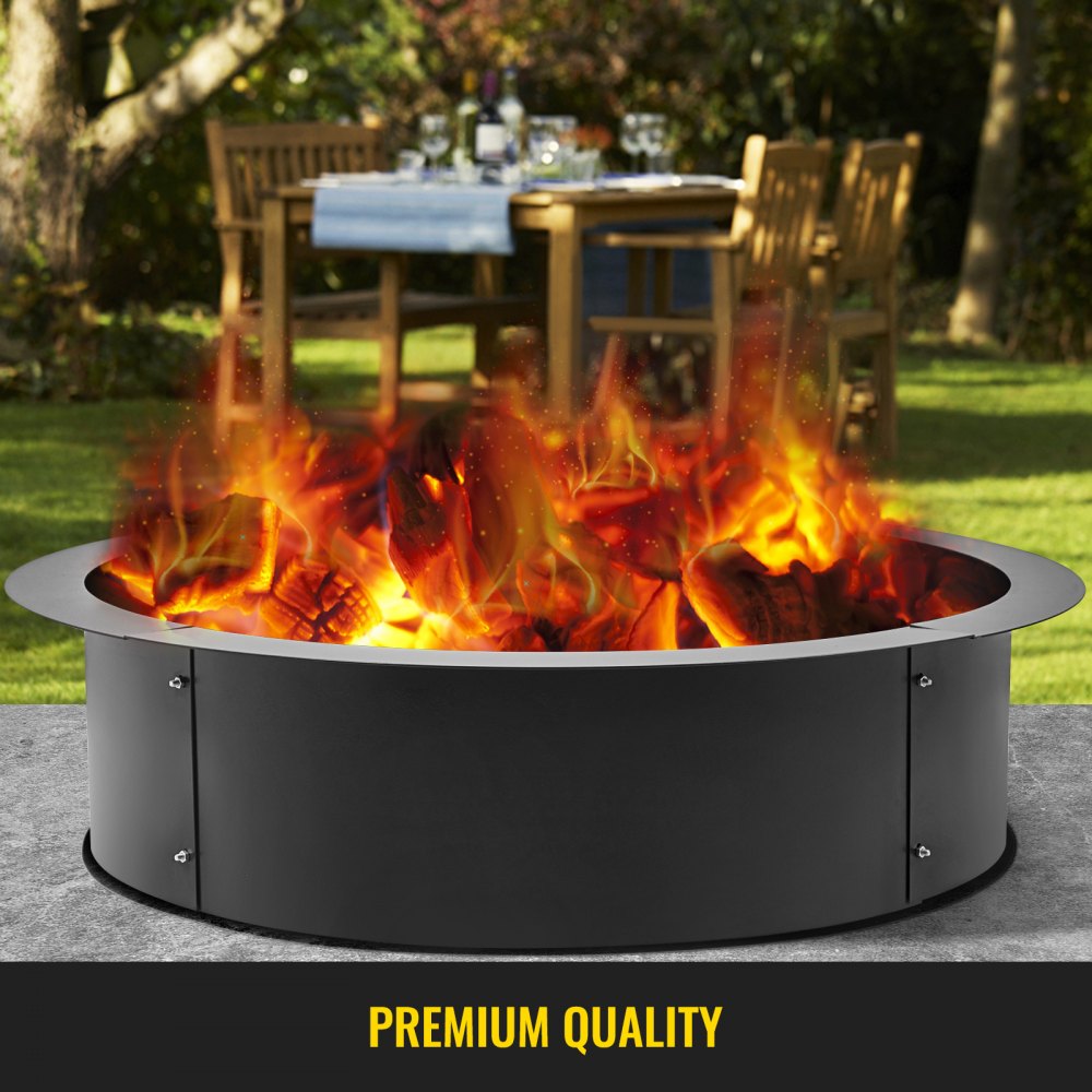 Fire Pit Ring/liner Diy Above Or In-ground 45 Inch Outside X 39 Inch Inside