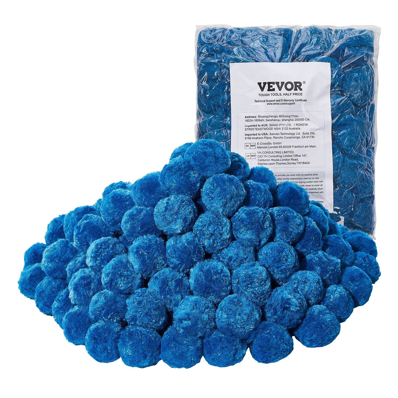 VEVOR Pool Filter Balls for Sand Filter Pump Swimming Pool 1.5 lbs Reusable Blue