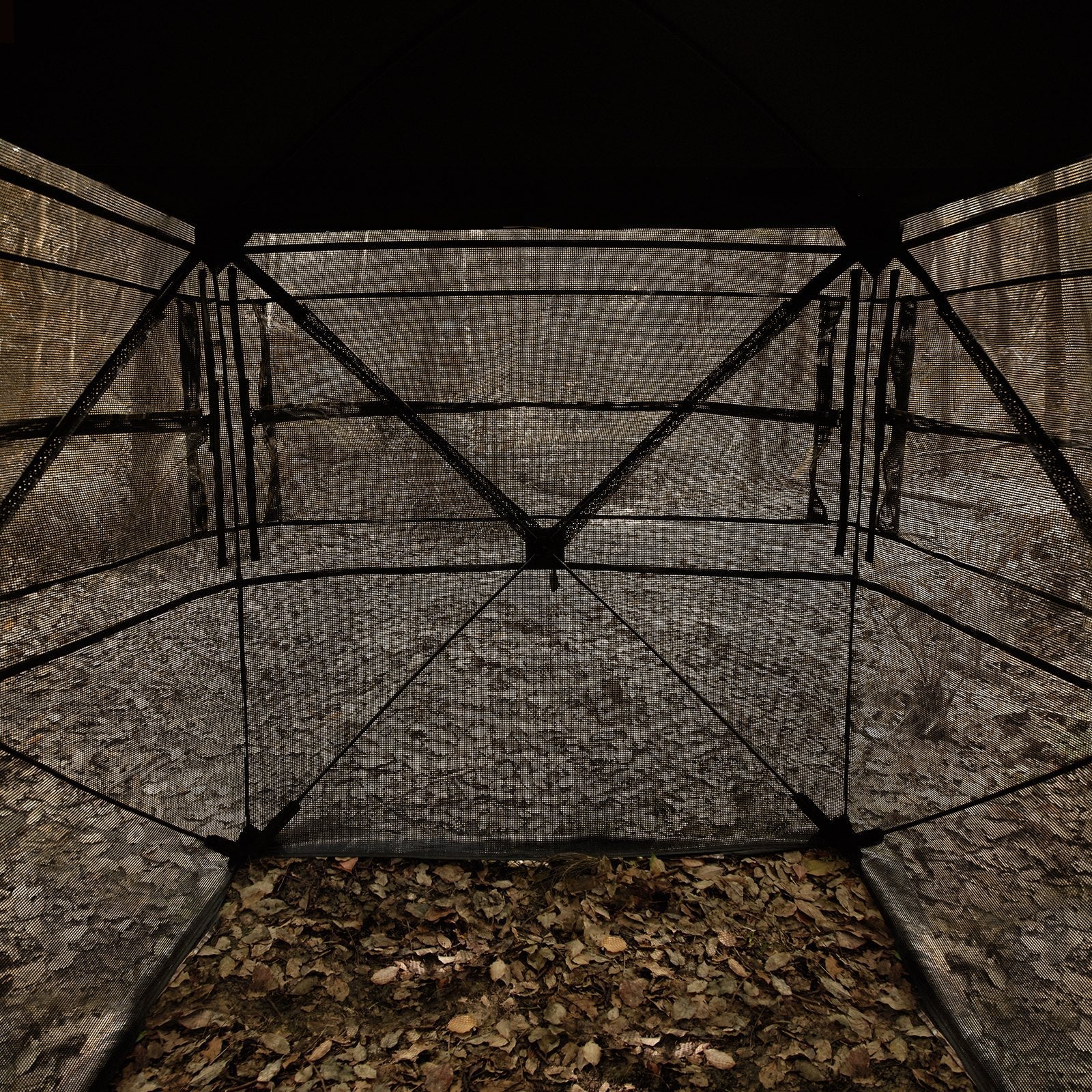 VEVOR Hunting Blind 270° See Through Ground Blind One-Way Mesh for 2-3 Person