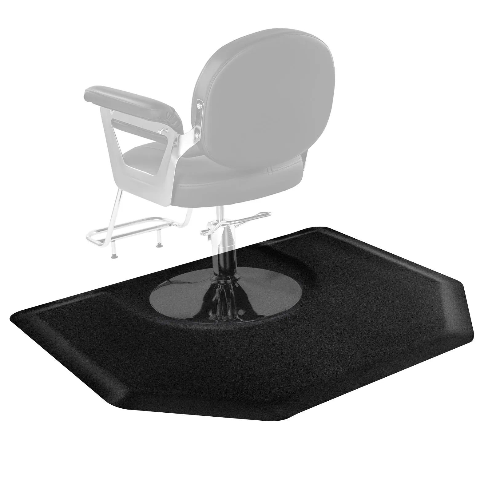 VEVOR Salon Mat for Hair Stylist 4 x 5 FT Hexagon Salon Chair Mat 1/2-inch Thick