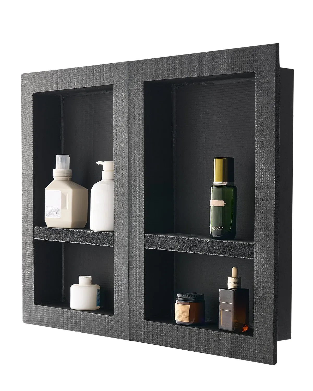 VEVOR Shower Niche 16"x 24"+ 16"x 24"Recessed Wall Organizer for Bathroom