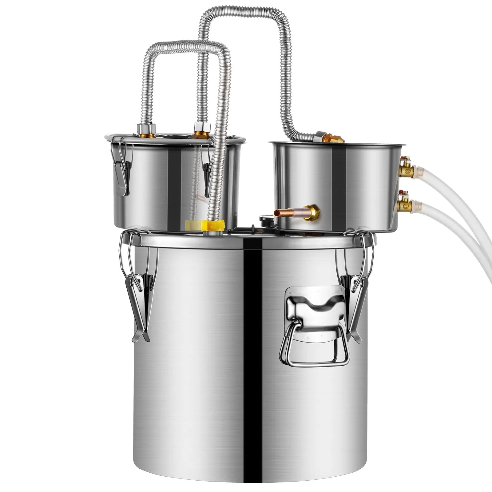 VEVOR Moonshine Still Water Alcohol Distiller 13.2Gal w/Thumper Keg & Water Pump