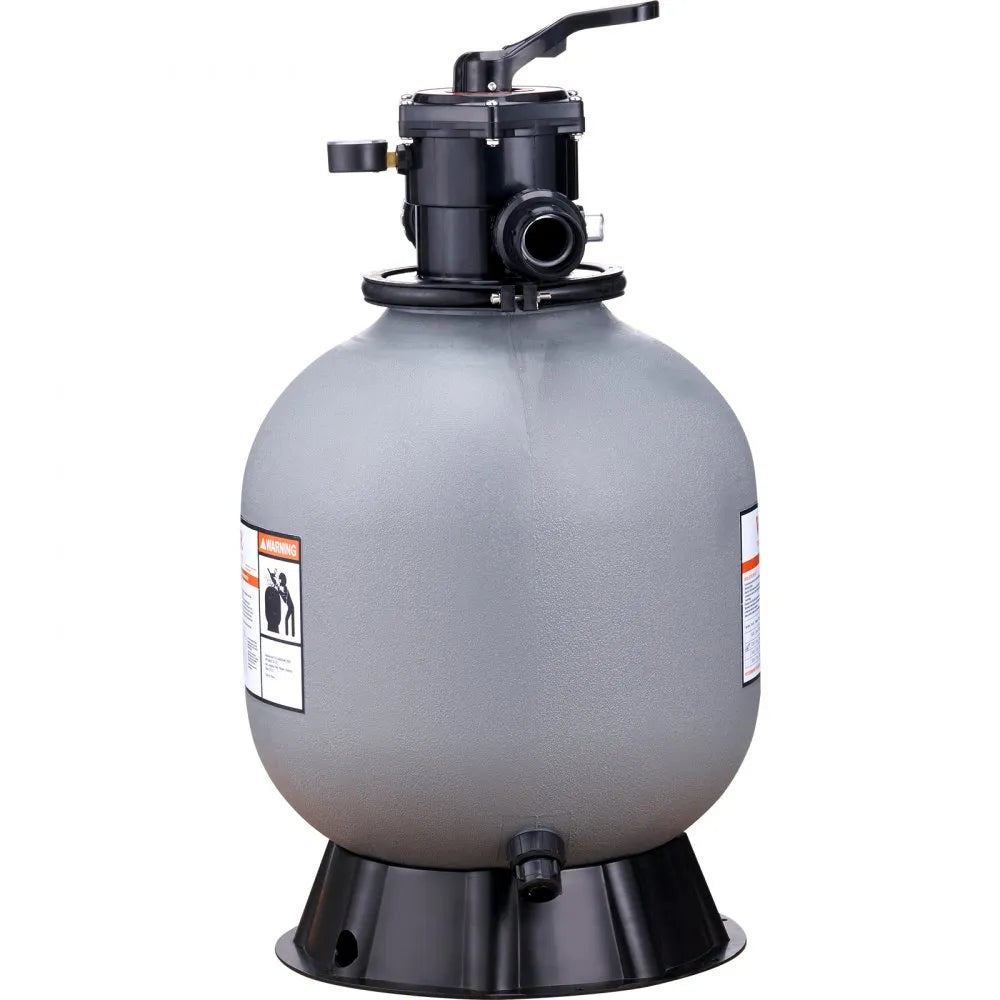 VEVOR Sand Filter 19" Above Inground Swimming Pool Sand Filter with 7-Way Valve
