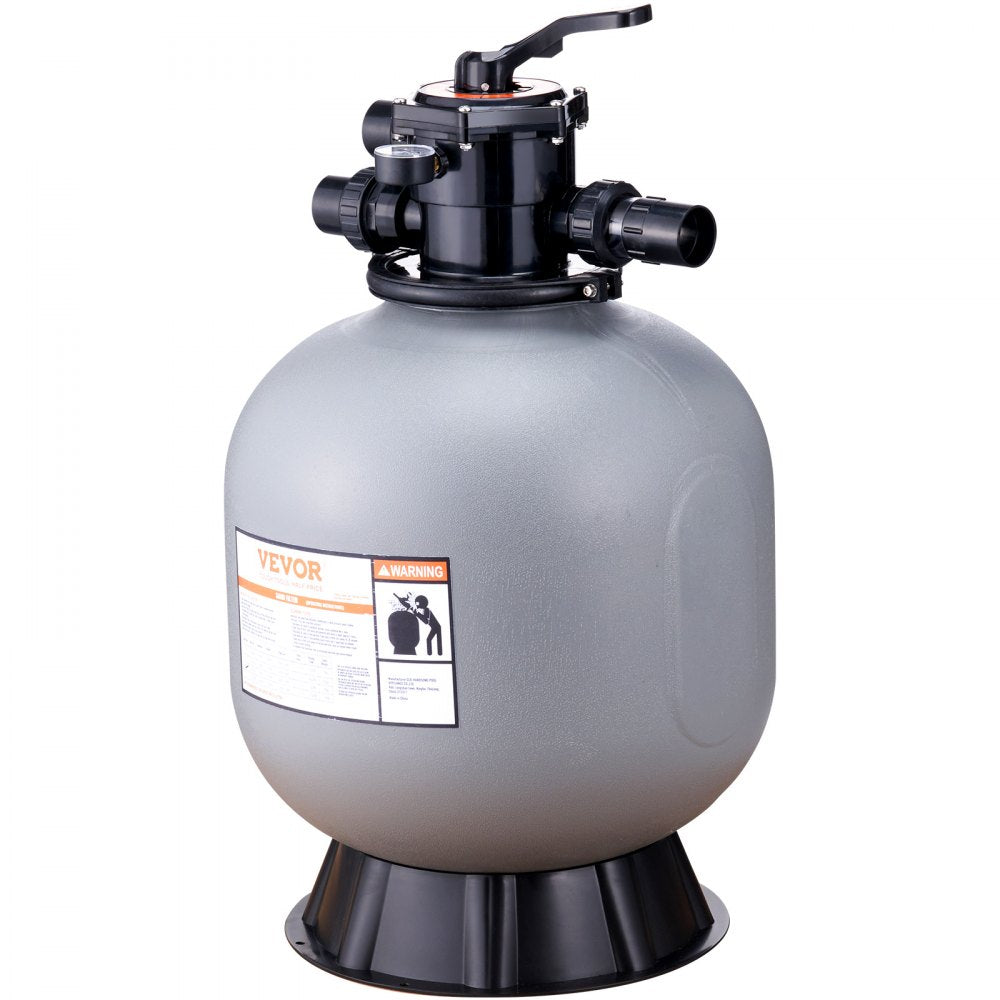 VEVOR Sand Filter 22" Above Inground Swimming Pool Sand Filter with 7-Way Valve