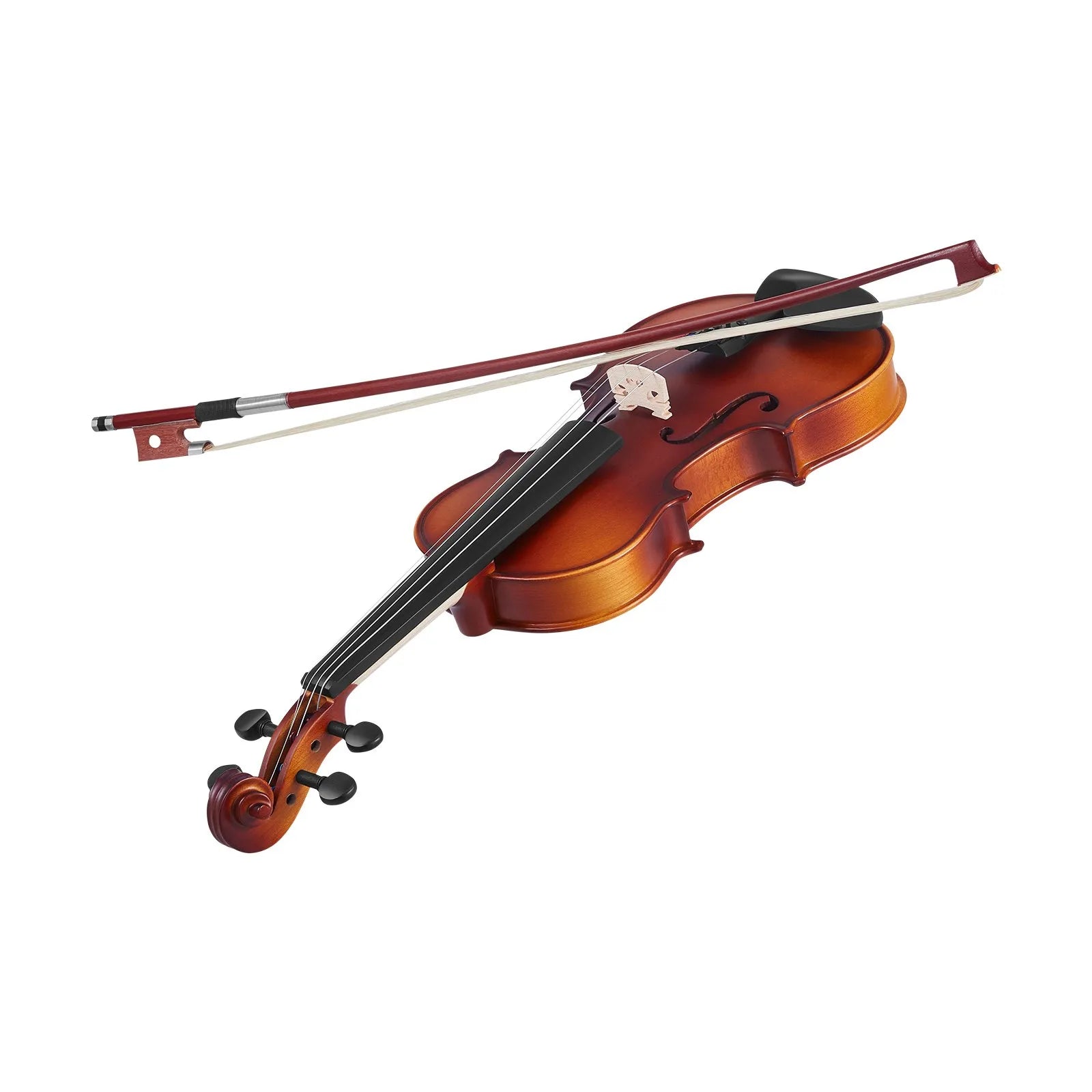 VEVOR Violin 1/2 Size Fiddle Set Solidwood for Beginners with Case Rosin Brown