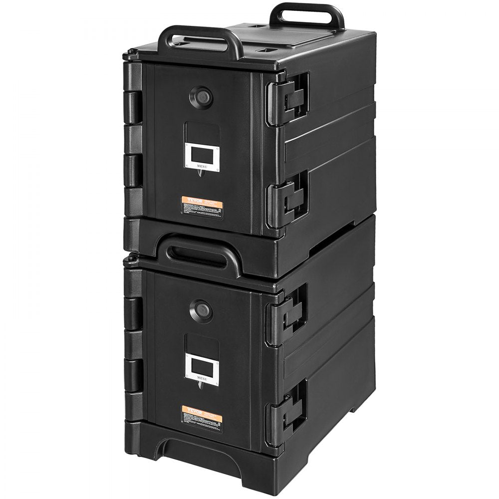 VEVOR Insulated Food Pan Carrier Stackable Catering Dishbox 81QTx 2 Chafing Dish