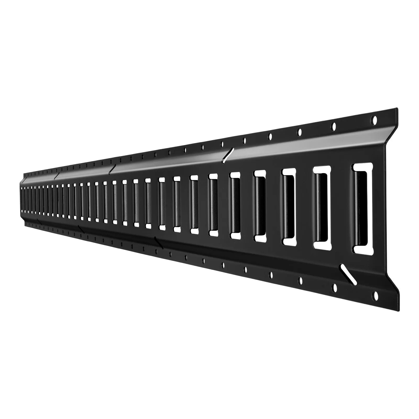 VEVOR E-Track Tie-Down Rail Kit, 8 Pack (5ft+4ft+2ft+1ft) E Track Rails, 36 Pcs Includes 2 Ratchet Straps & 8 O-Rings & 8 Tie-Offs with D-Ring & 2 Single Slots & 16 End Caps, Fit for Vans Trailers