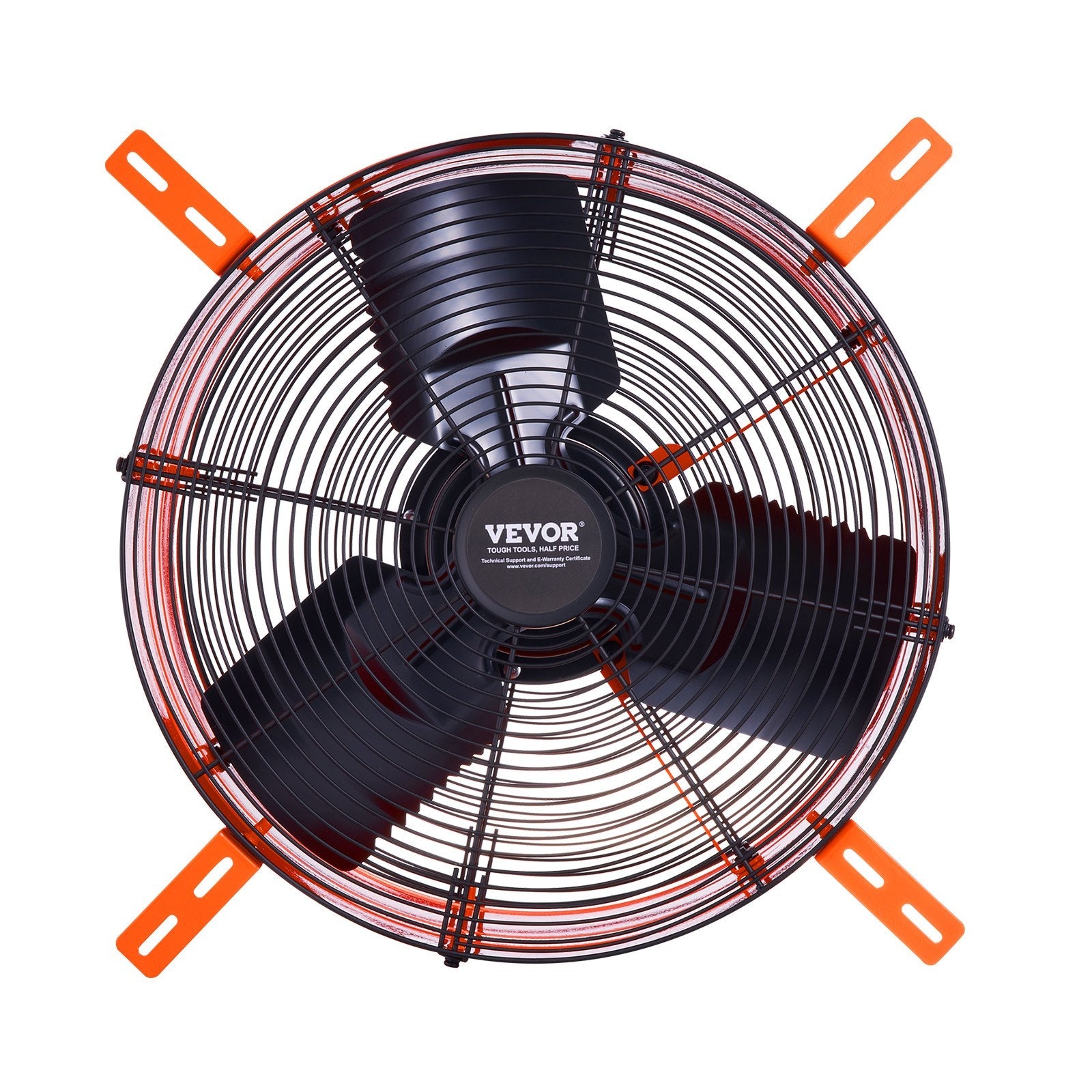 VEVOR 16" Gable Mount Fan 2940 CFM Attic Vent Fan with Adjustable Thermostat