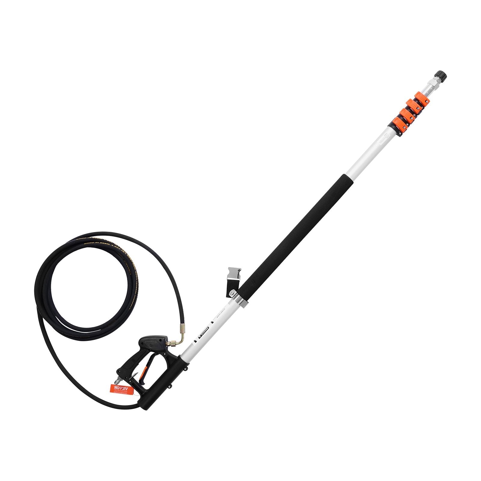 VEVOR Pressure Washer Telescoping Wand 21 ft Brush Head Telescopic Spray Wand