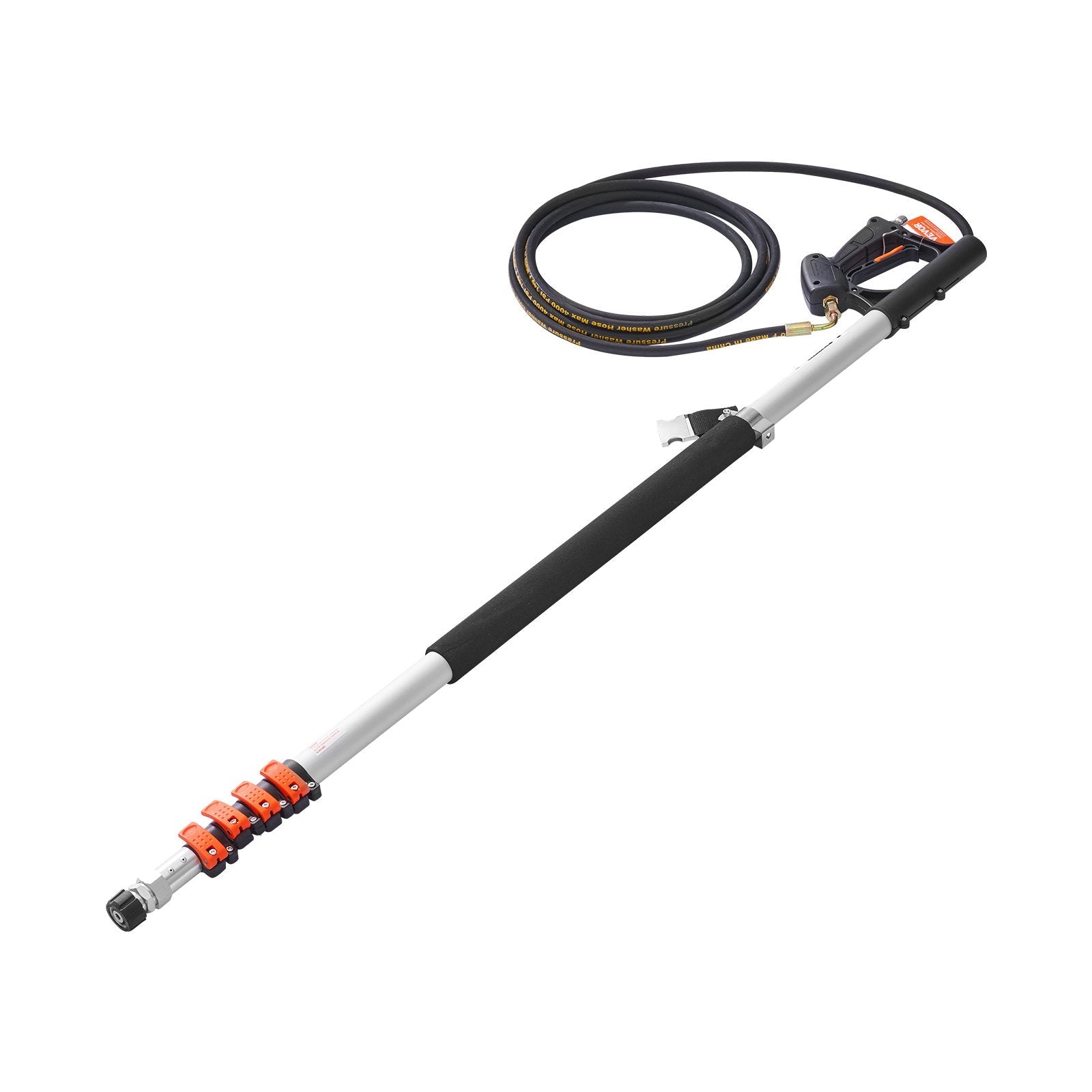 VEVOR Pressure Washer Telescoping Wand 21 ft Brush Head Telescopic Spray Wand