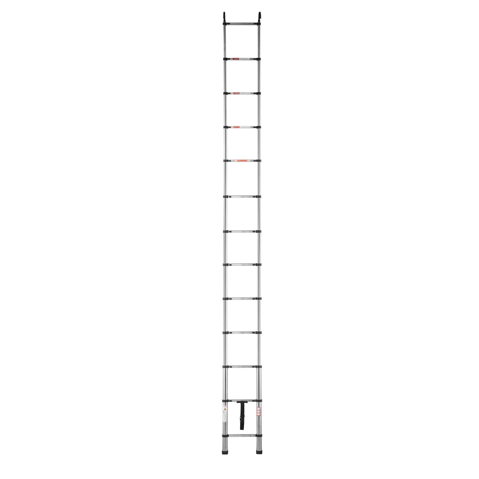 VEVOR Telescoping Ladder Stainless Steel Extension Step 16.5ft Portable Ladders