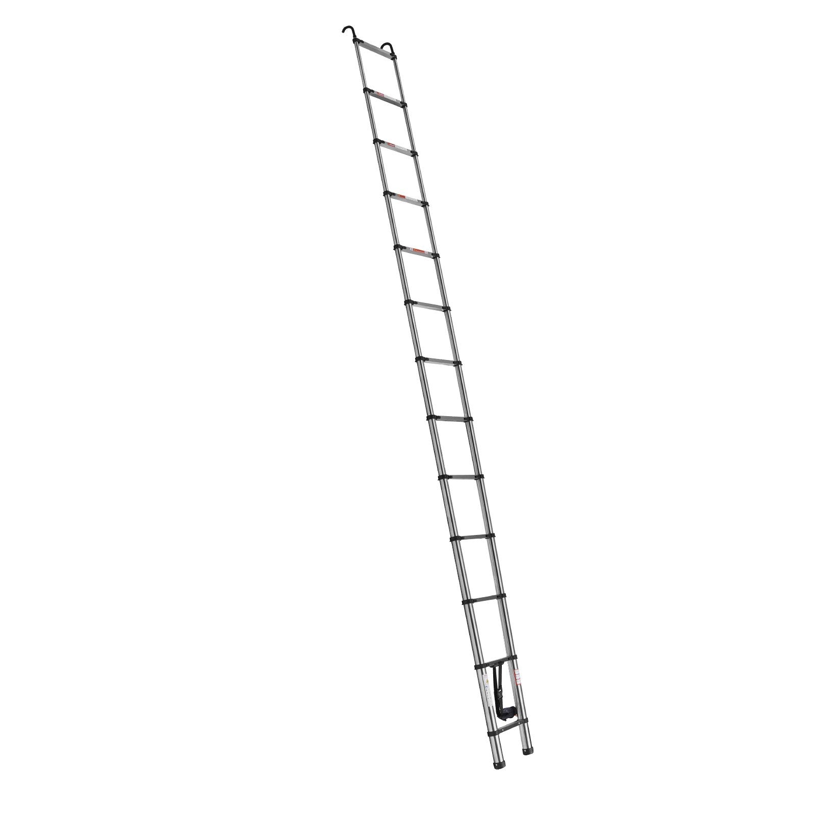 VEVOR Telescoping Ladder Stainless Steel Extension Step 16.5ft Portable Ladders