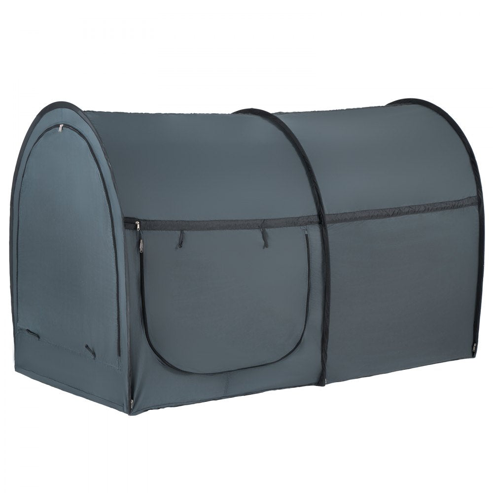 VEVOR 4 Doors Bed Tent Breathable Tent Light Blackout with 0.28 in Fiber Poles