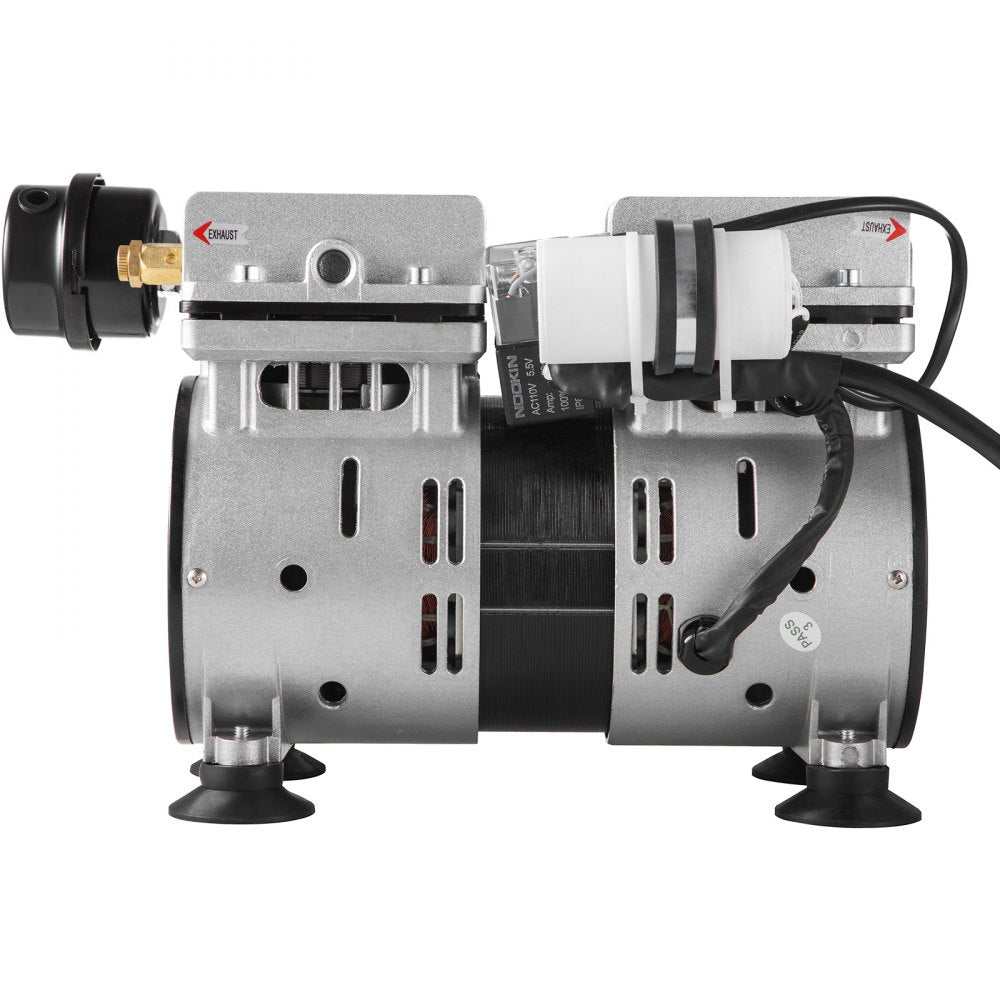 VEVOR Pond Aerator, 550W Power, 5.2CFM for Up to 1 Acre 50' Lake, Pond Aeration Kit Includes 3/4 HP Compressor & 100' Weighted Tubing & Diffuser, Air Compressor for Deep Water Oxygen Circulation