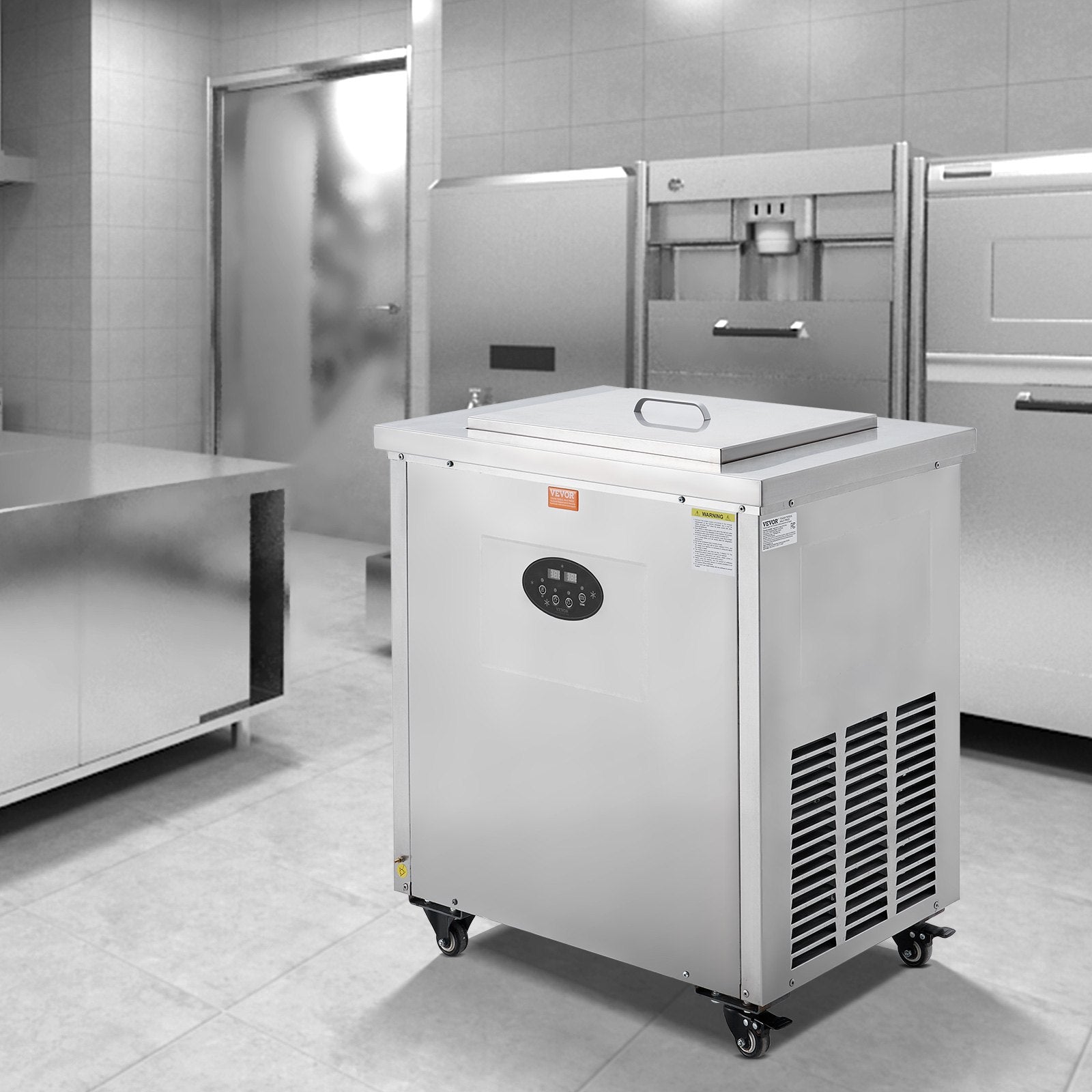 VEVOR Commercial Popsicle Machine, 2 Mould Set - 52 PCS Ice Pops Making Machine, Stainless Steel Commercial Ice Lolly Maker, Ice Sticks Popsicle Machine for Bar, Cafes, Milktea Store (26PCS / Mould Se