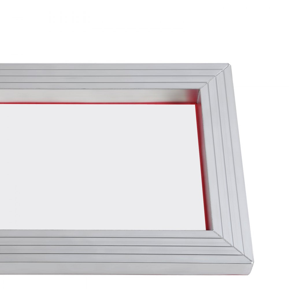 VEVOR Screen Printing Kit, 3 Pieces Aluminum Silk Screen Printing Frames 6x10/8x12/10x14inch 110 Count Mesh, 5 Glitters and Screen Printing Squeegees and Transparency Films for T-shirts DIY Printing