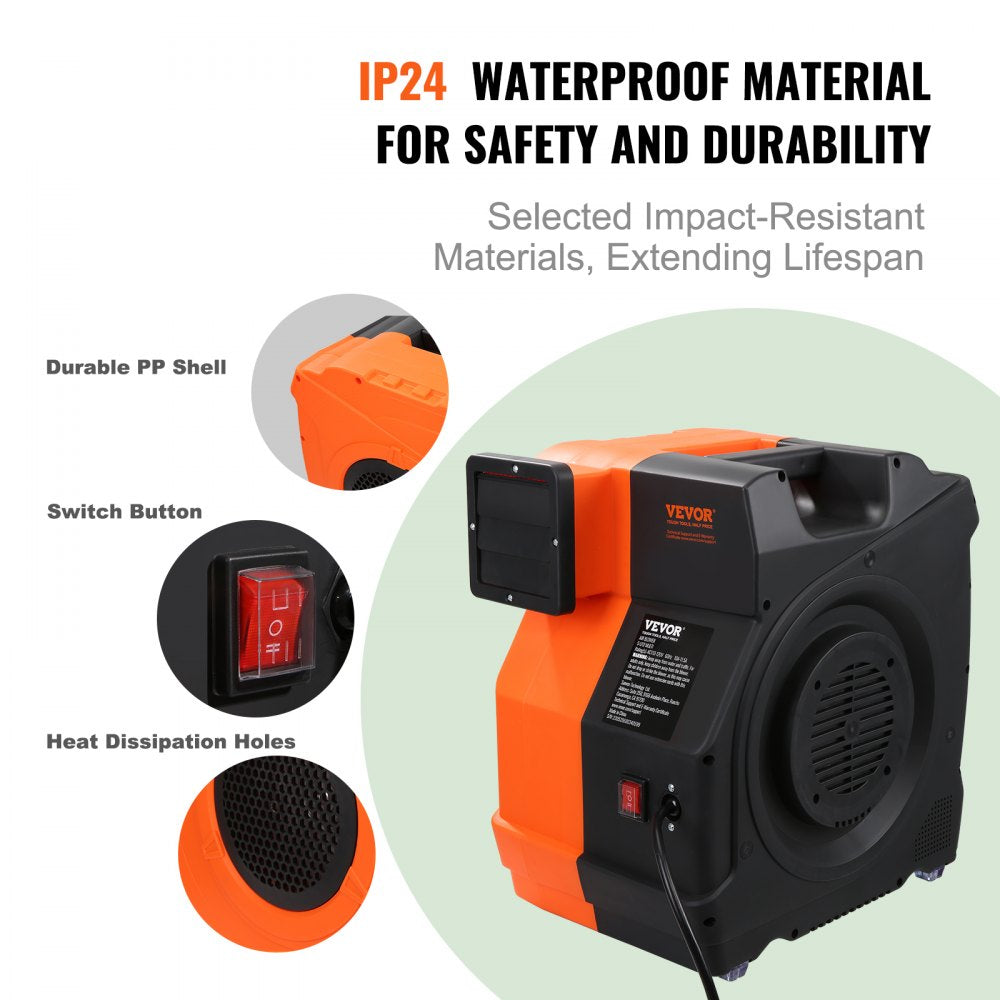 VEVOR Inflatable Blower, 1500W, 2 & 2.1 HP Bounce House Blower, Pump Commercial Air Blower for Inflatables, 3100 RPM Bouncy Castle Electric Fan Perfect for Bounce House, Tested to UL Standards