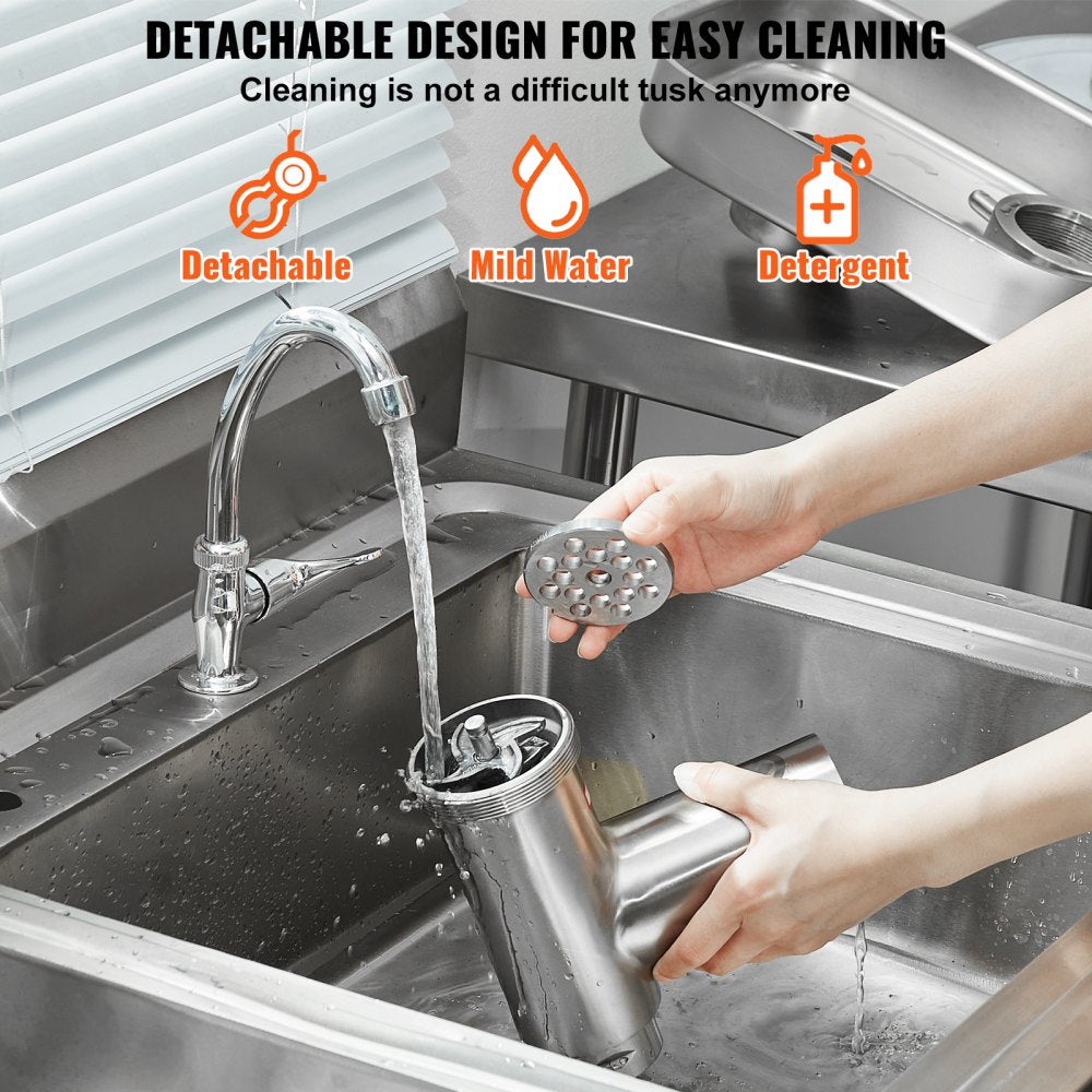 VEVOR Commercial Electric Meat Grinder 5 Lbs/Min Sausage Stuffer Maker Kitchen