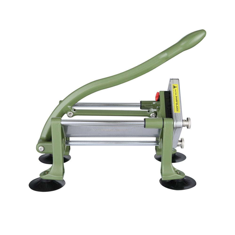 VEVOR French Fry Cutter Stainless Steel Potato Vegetable Slicer Chopper 2 Blades