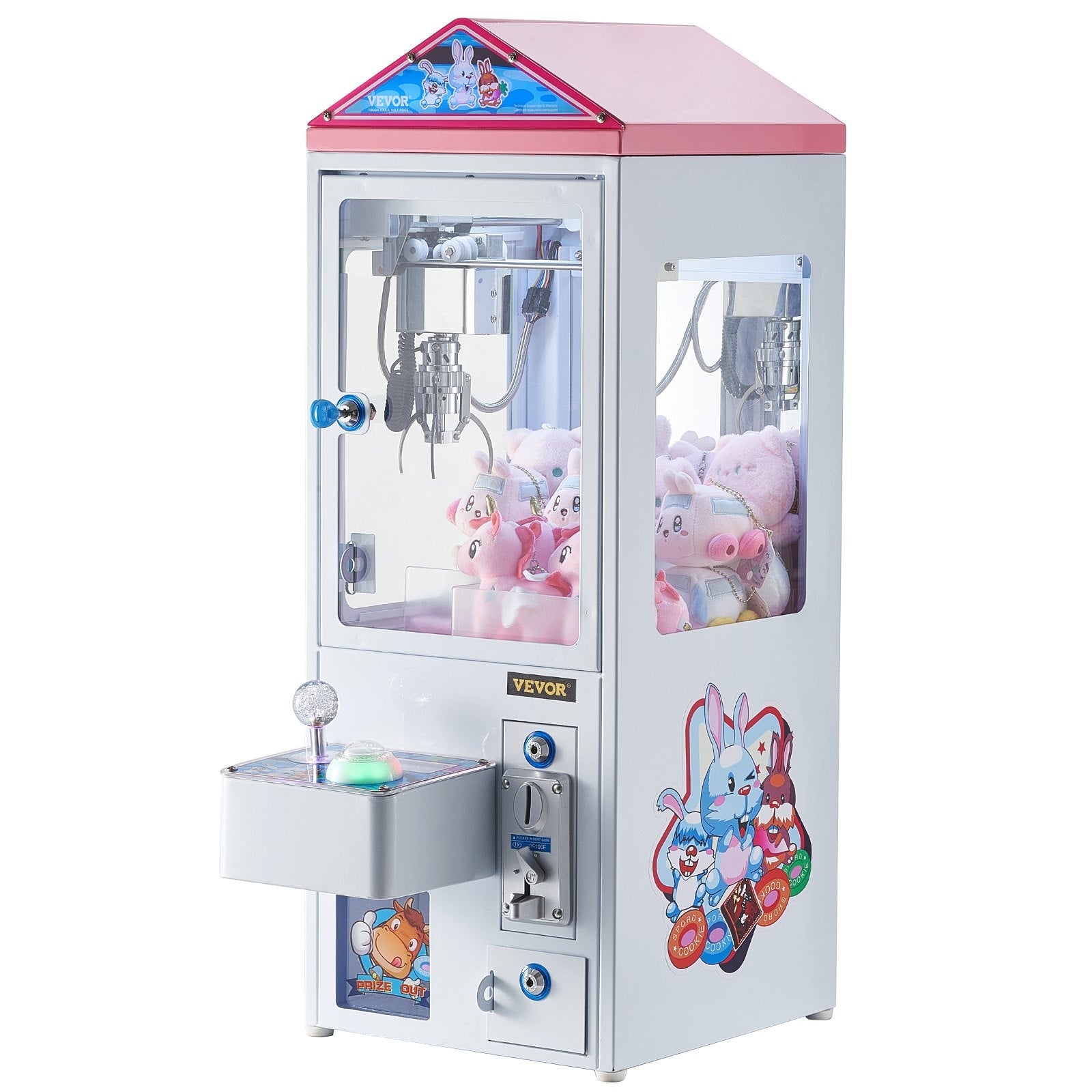 VEVOR Claw Crane Machine Mini Candy Prize Grabber Catcher Arcade Game Toys