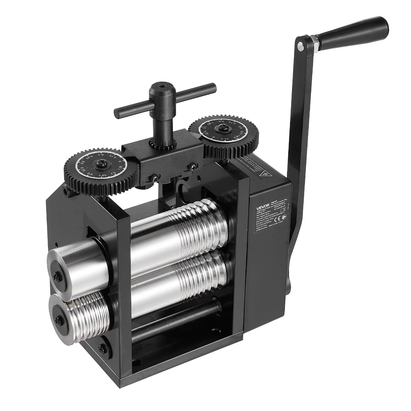 4-in-1 Manual Jewelry Rolling Mill – Flat, Round, Square & Half-Round Metal Roller