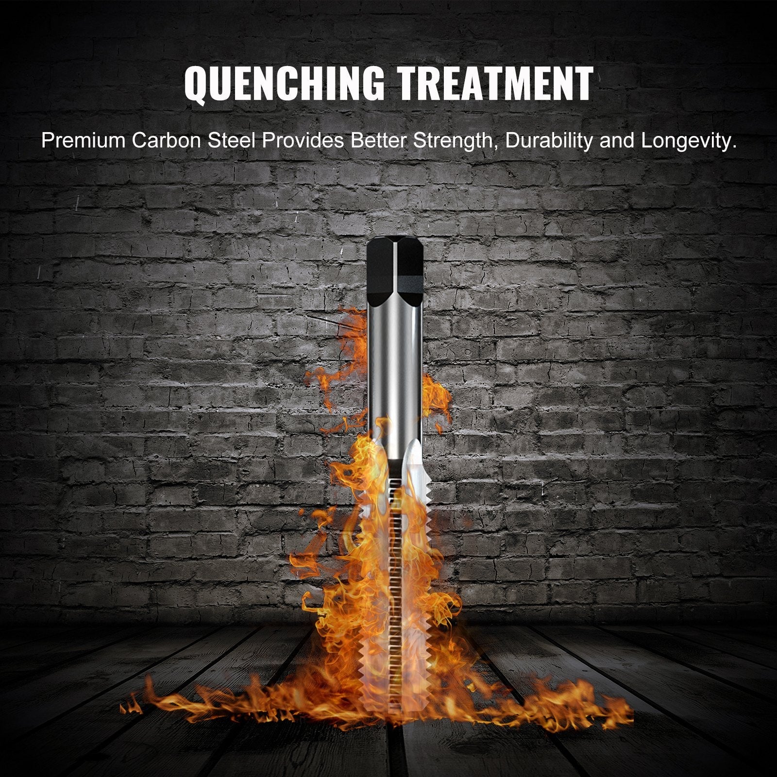 VEVOR Tap and Die Set, 60 PC Tap Set Metric and SAE with Storage Case, Carbon Steel Internal and External Tap and Die Set Metric and Standard, Used for Create New Threads or Repair Damaged Threads