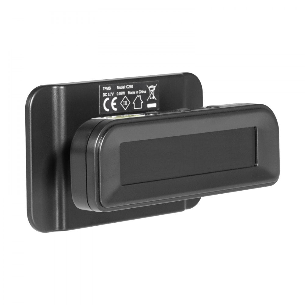 VEVOR RV Tire Pressure Monitoring System Real Time Solar Trailer TPMS 4 Sensors