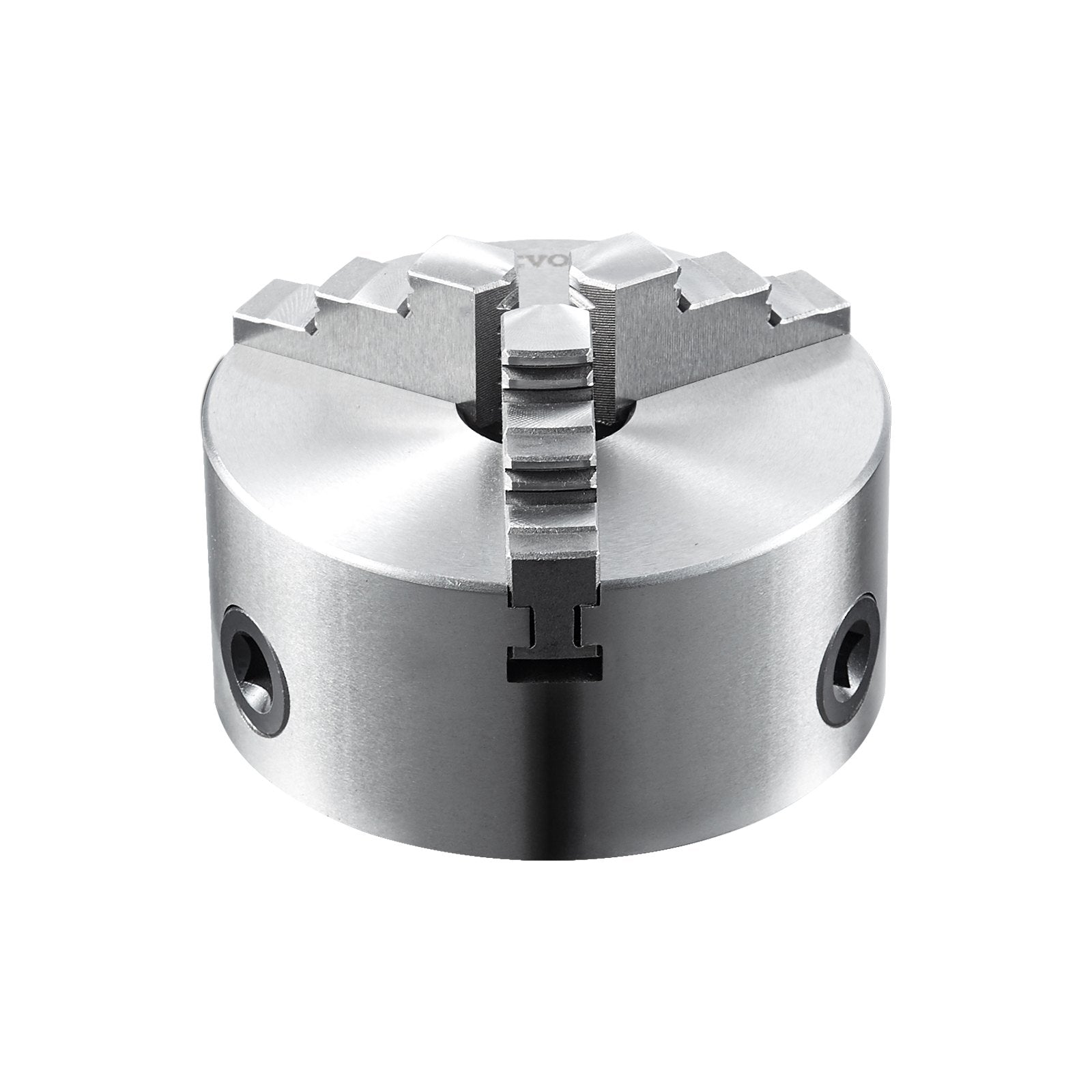 VEVOR 3-Jaw Lathe Chuck, 6'', Self-Centering Lathe Chuck, 0.14- 6.3 in/3.5-160 mm Clamping Range with T-key Fixing Screws Reversible Jaws, for Lathe 3D Printer Machining Center Milling Drilling Machin