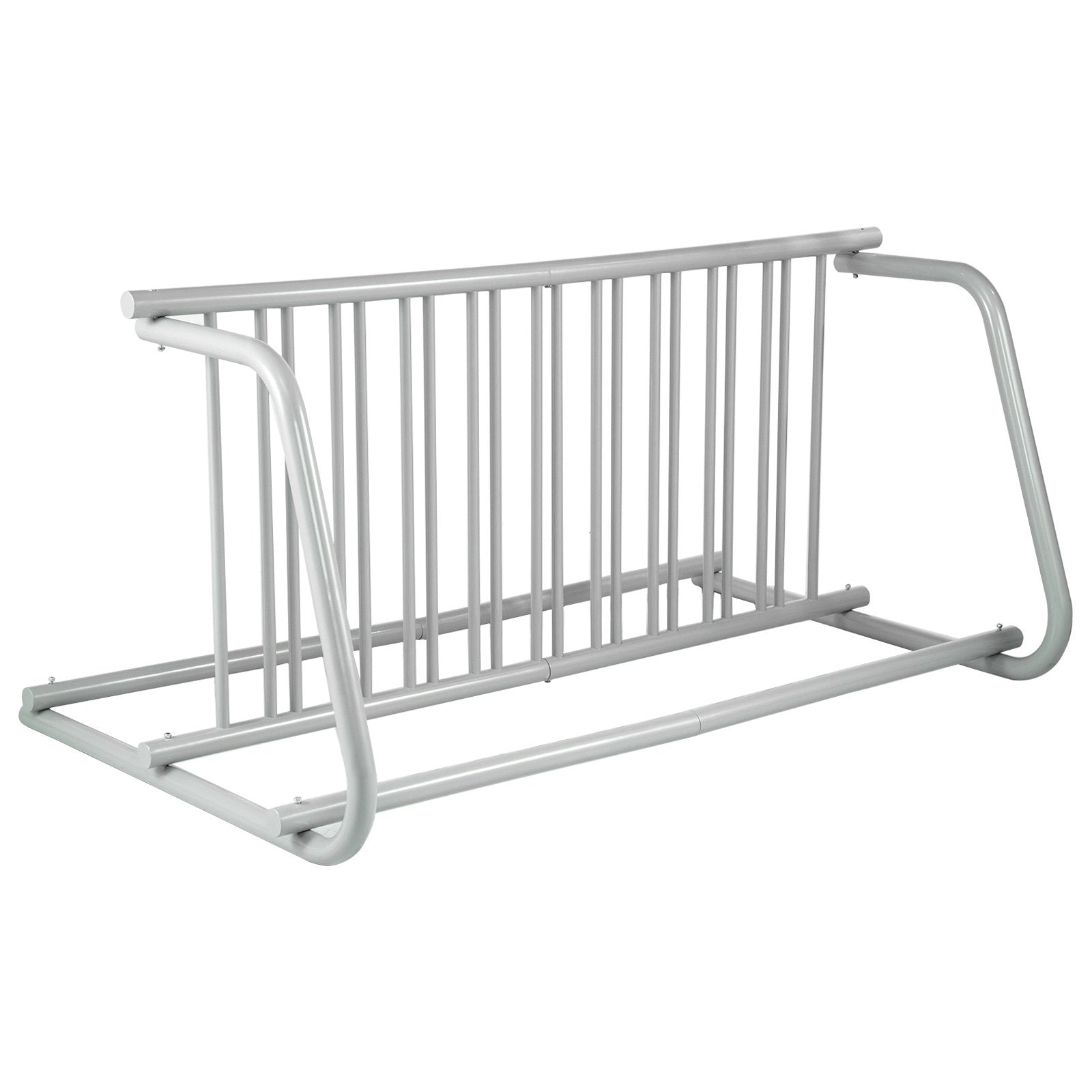 Floor Bike Rack 10 Holders Dual-side Storage Stand For Garages Streets Yards