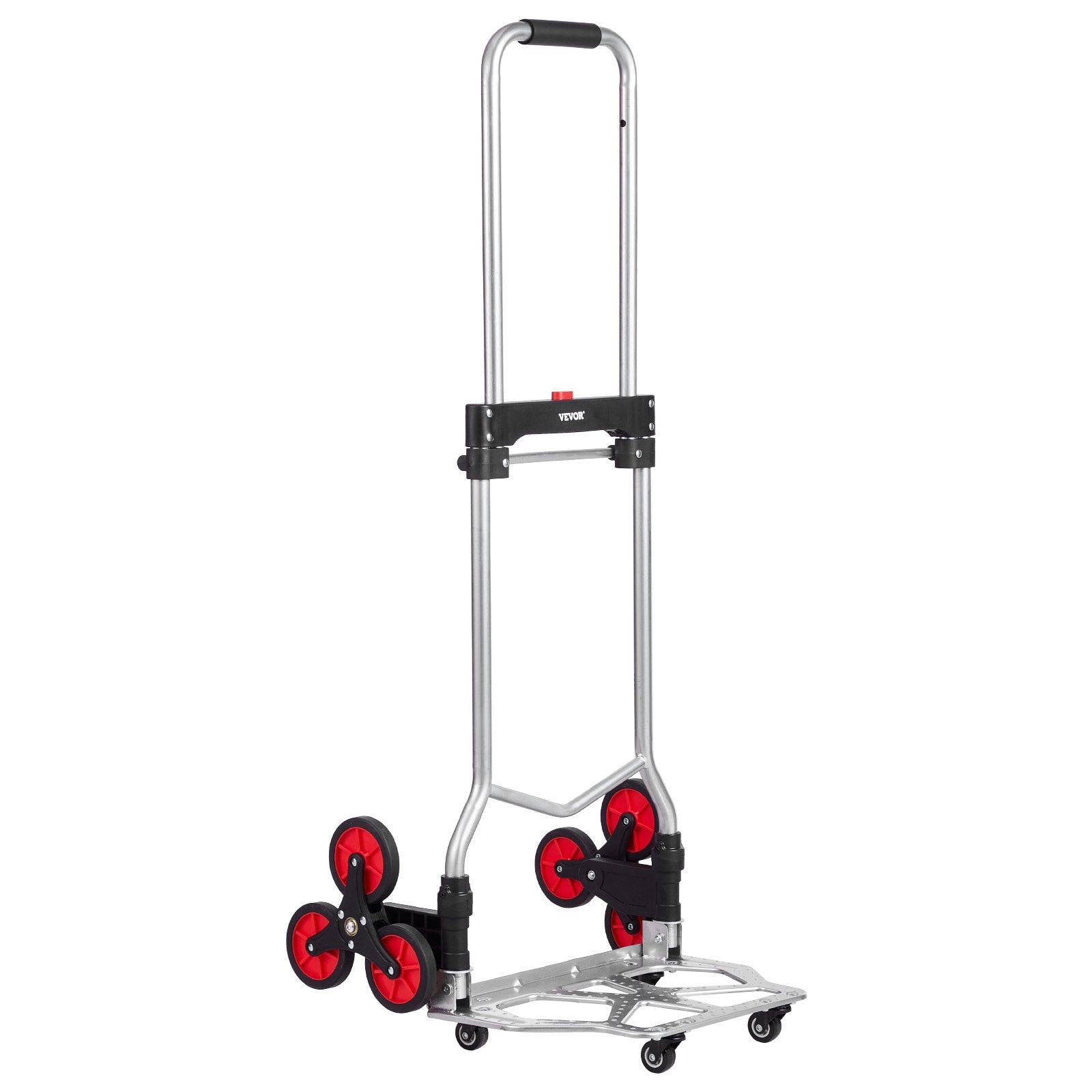 VEVOR Stair Climbing Cart Heavy Duty Folding Hand Truck Dolly 260 lbs 10 Wheels