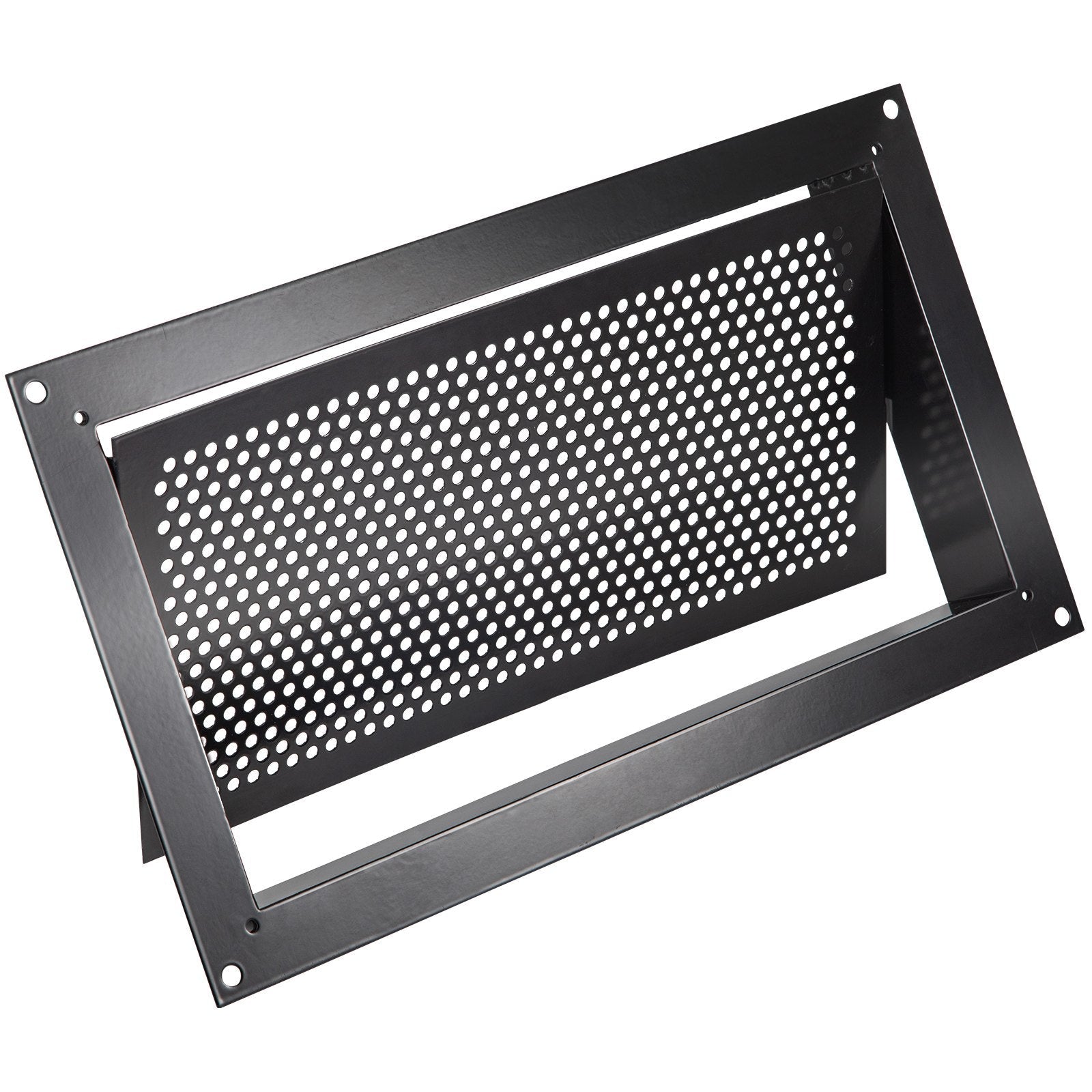 VEVOR Flood Vent, 8" x 16" x 2" Depth Foundation Flood Vent, to Reduce Foundation Damage and Flood Risk, Black, Wall Mounted, for Crawl Spaces,Garages & Full Height Enclosures