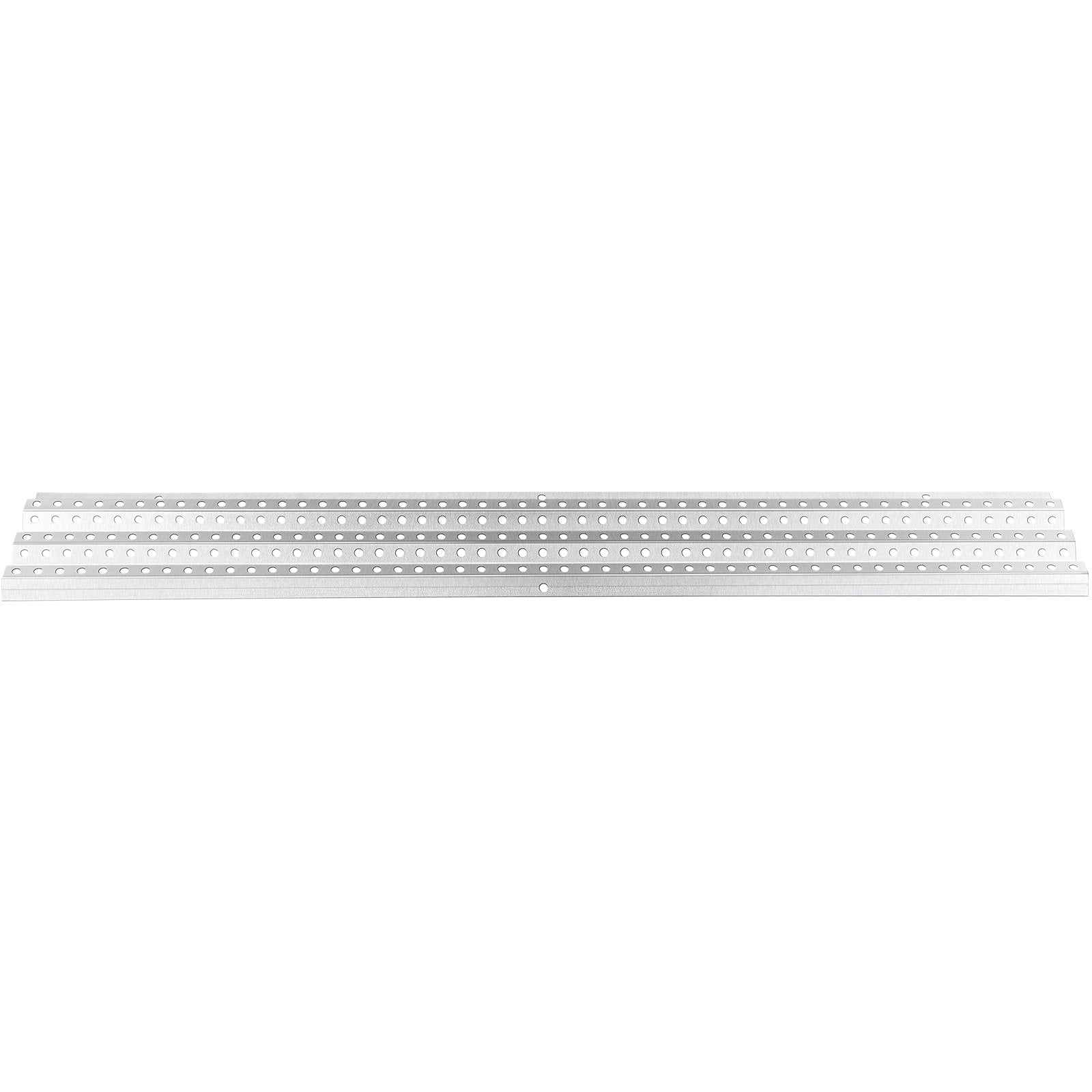 VEVOR Gutter Guards, 5" x 3' Each Gutter Covers System, 69 Packs 207 FT Leaf Gutter Guards, Mill Finish Aluminum Guards for Gutter, DIY Length Cut Gutter Covers for Roofs of Wood, Mental, Shingle