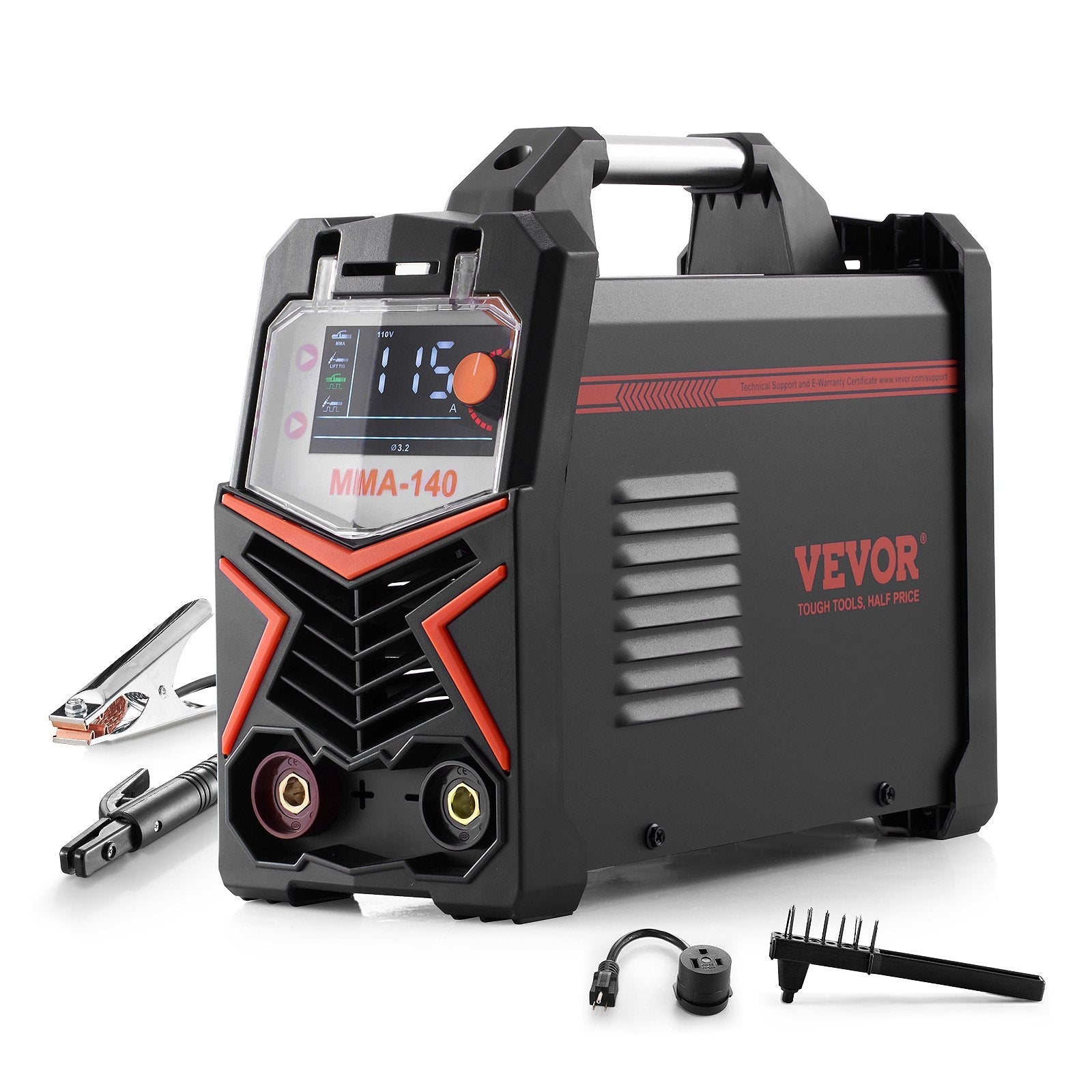 VEVOR TIG Welder 4-In-1 Welding Machine Pulse MMA Lift STICK IGBT Inverter LED