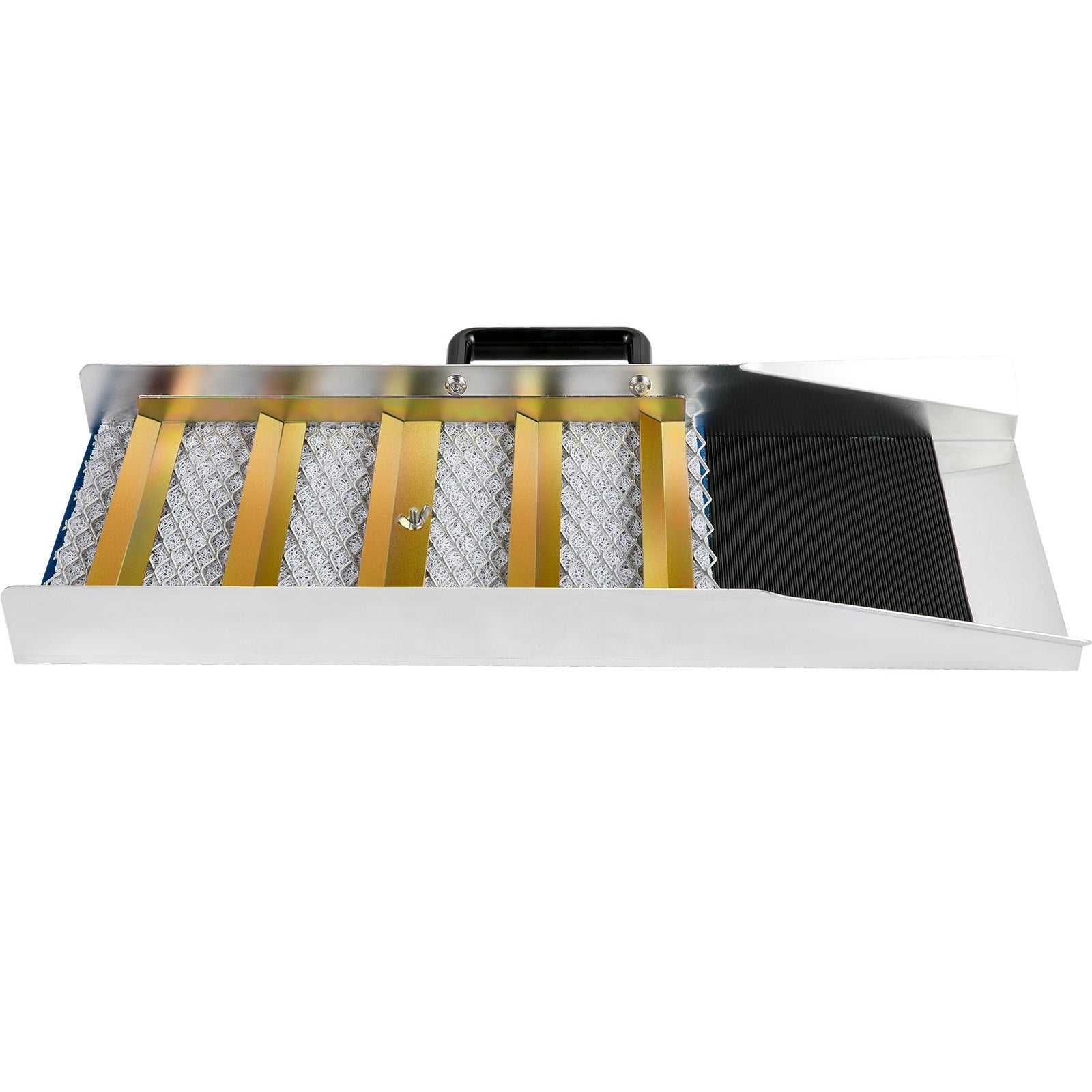 VEVOR Aluminum Alloy Sluice Box, Compact 24" Mini Sluice Boxes for Gold, Lightweight Gold Sluice Equipment, Portable Sluice Boxes w/ Miner's Moss, River, Creek, Gold Panning, Prospecting, Dredging