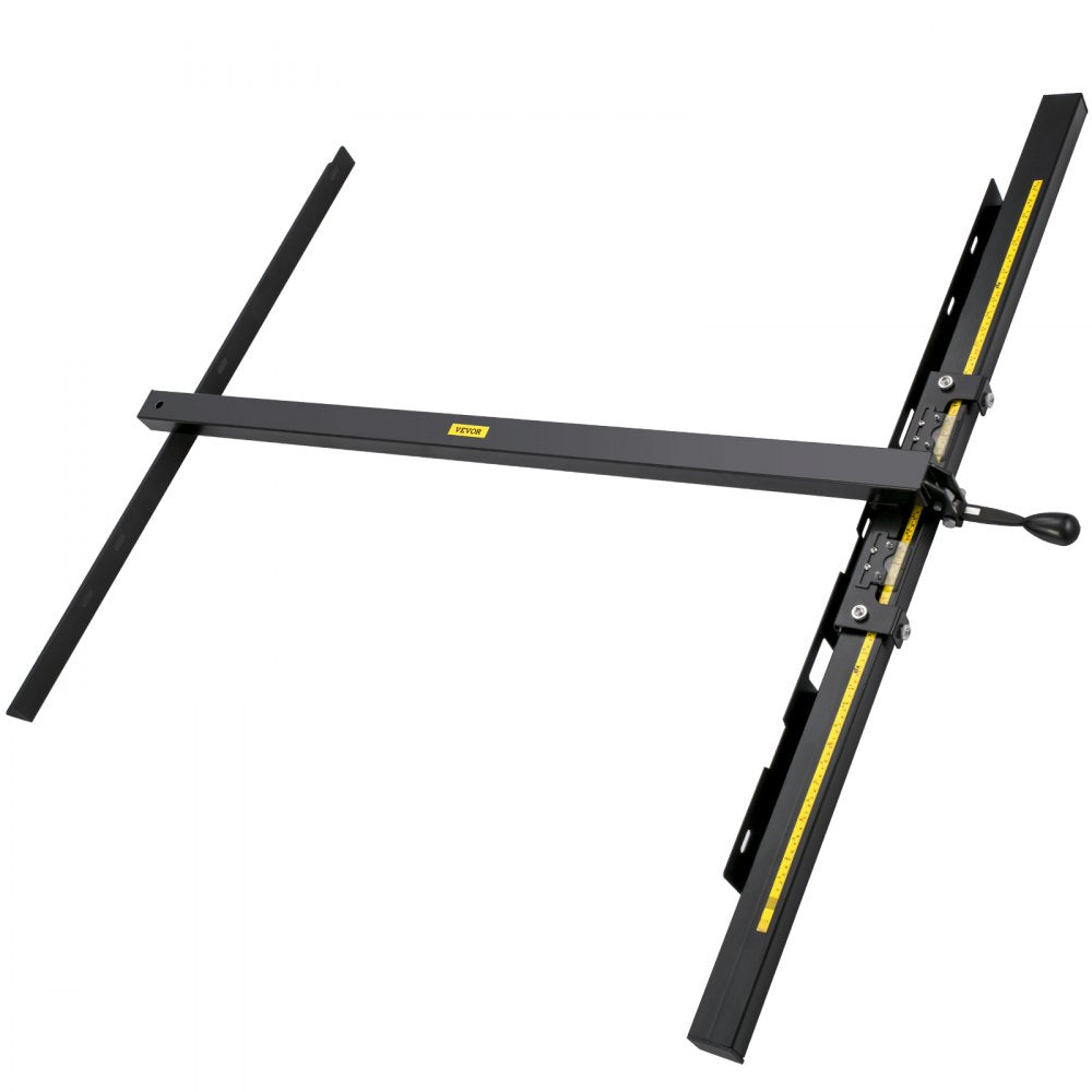 VEVOR Table Saw Fence System, 37"×57" Classic Table Saw Fence Rail, Metric/Imperial Scale, Adjustable Hole Saw Fence System, w/ Front Guide Bar Table Saw Fence, Tablesaw Fence Slide for Easy Gliding