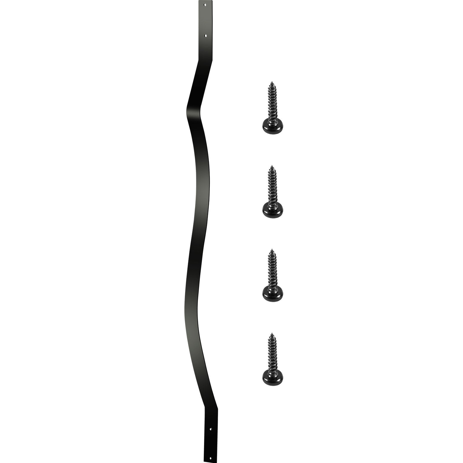 VEVOR Deck Balusters, 26 Pack Metal Deck Spindles, 32.25\"x1\" Staircase Baluster with Screws, Iron Deck Railing for Wood and Composite Deck, Stylish Baluster for Outdoor Stair Deck Porch