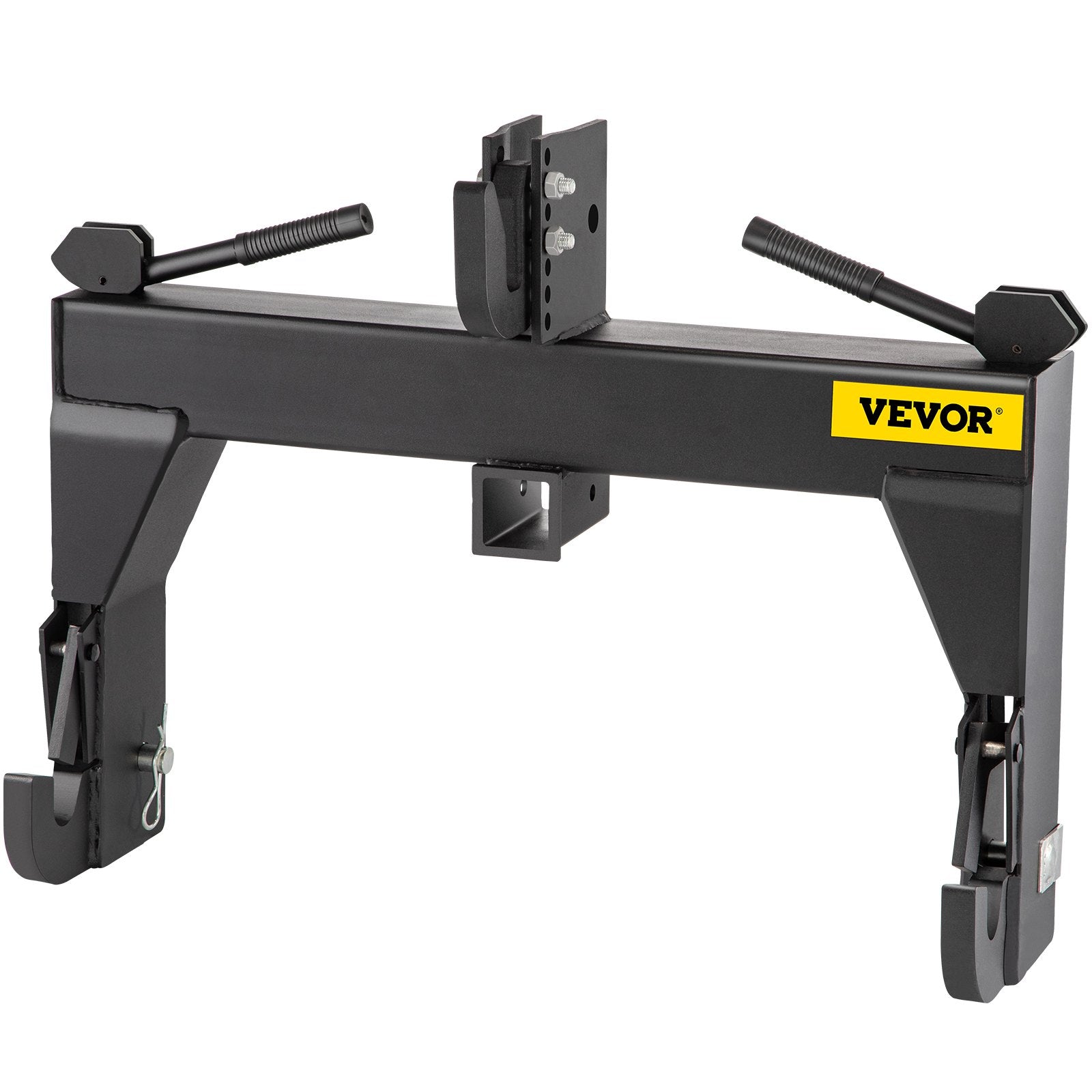 VEVOR 3-Point Quick Hitch, 3000 LBS Lifting Capacity Tractor Quick Hitch, 28.31\" Between Lower Arms Attachments Quick Hitch, No Welding & 5 Level Adjustable Bolt, Adaptation to Category 1 Tractor