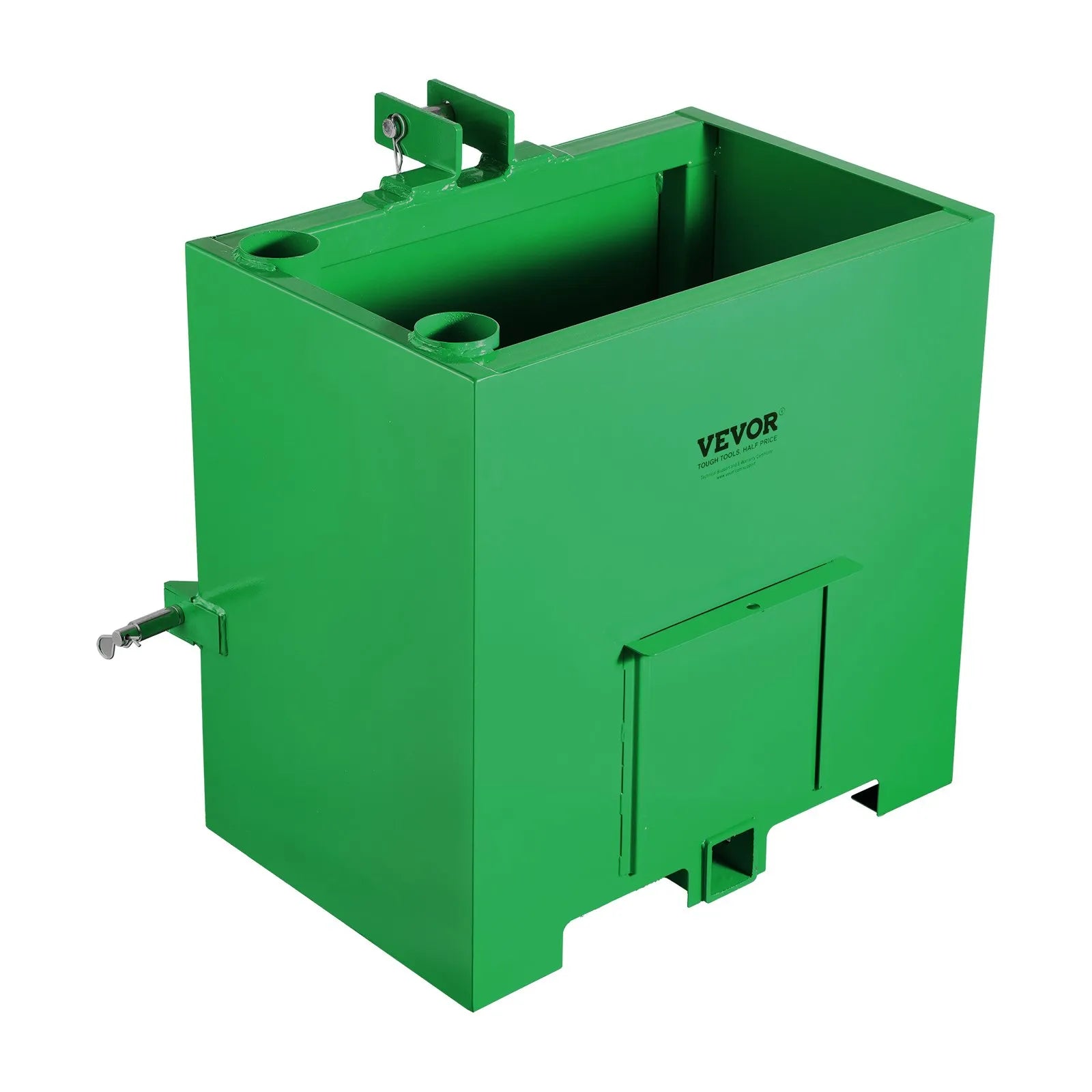 Vevor Tractor Ballast Box – 800 lb Capacity | Category 1 | Sliding Door | Heavy-Duty Steel
