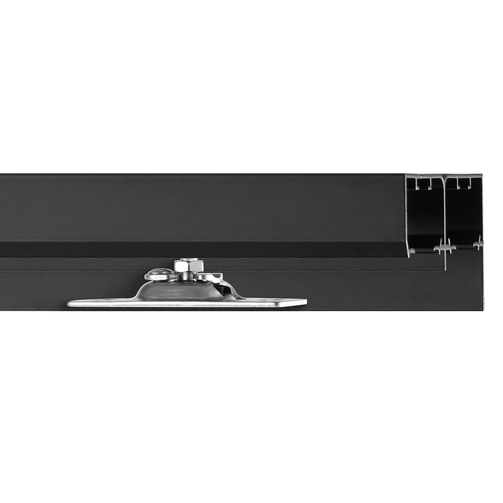 VEVOR Bypass Door Hardware 8ft Bypass Closet Door Track Kit for 2 Door System