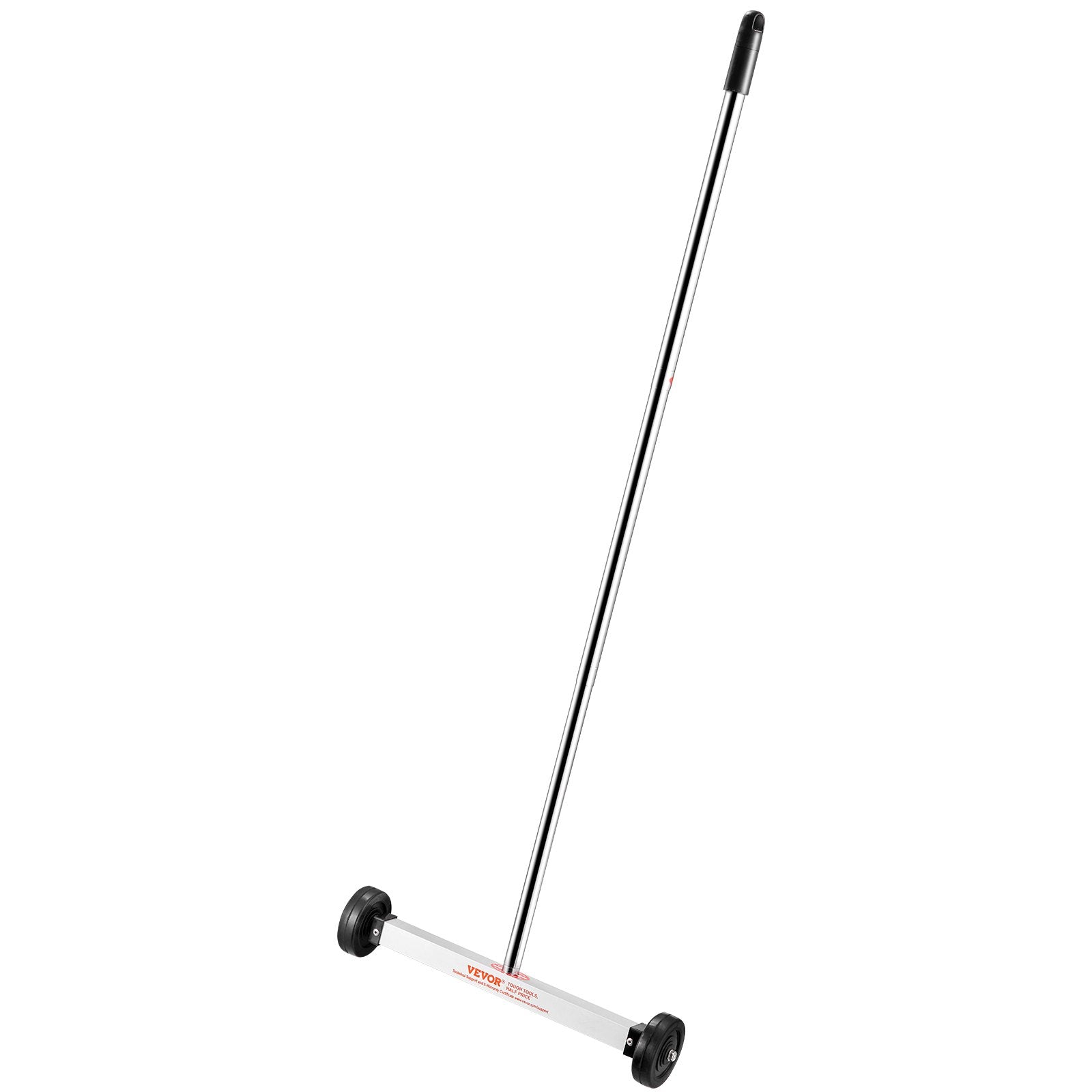 VEVOR Magnetic Sweeper with Wheels 15inch Mini 8 lbs Capacity Adjustable Handle
