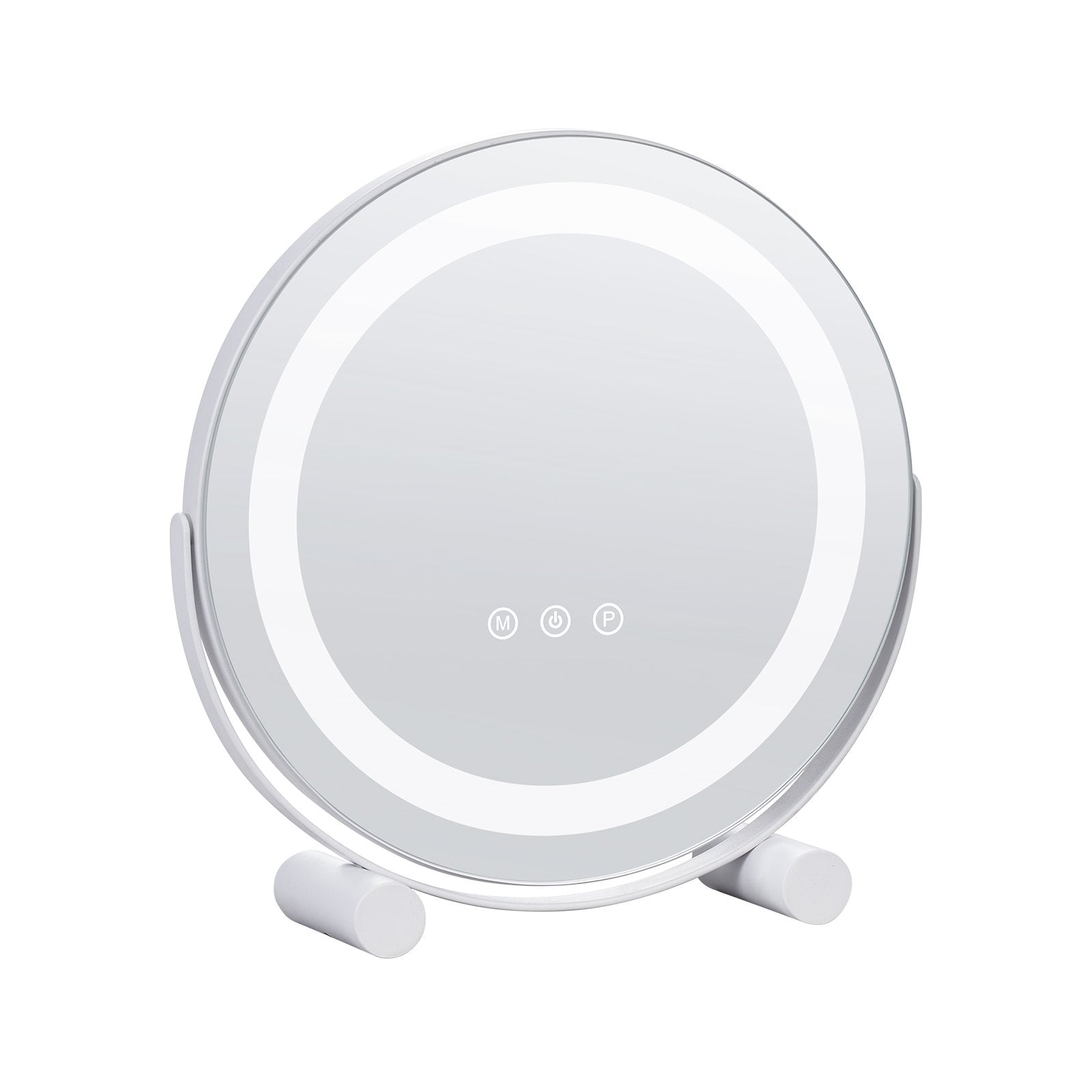 VEVOR 12” Vanity Mirror With Lights LED Makeup Round w/ Smart Touch for Bedroom