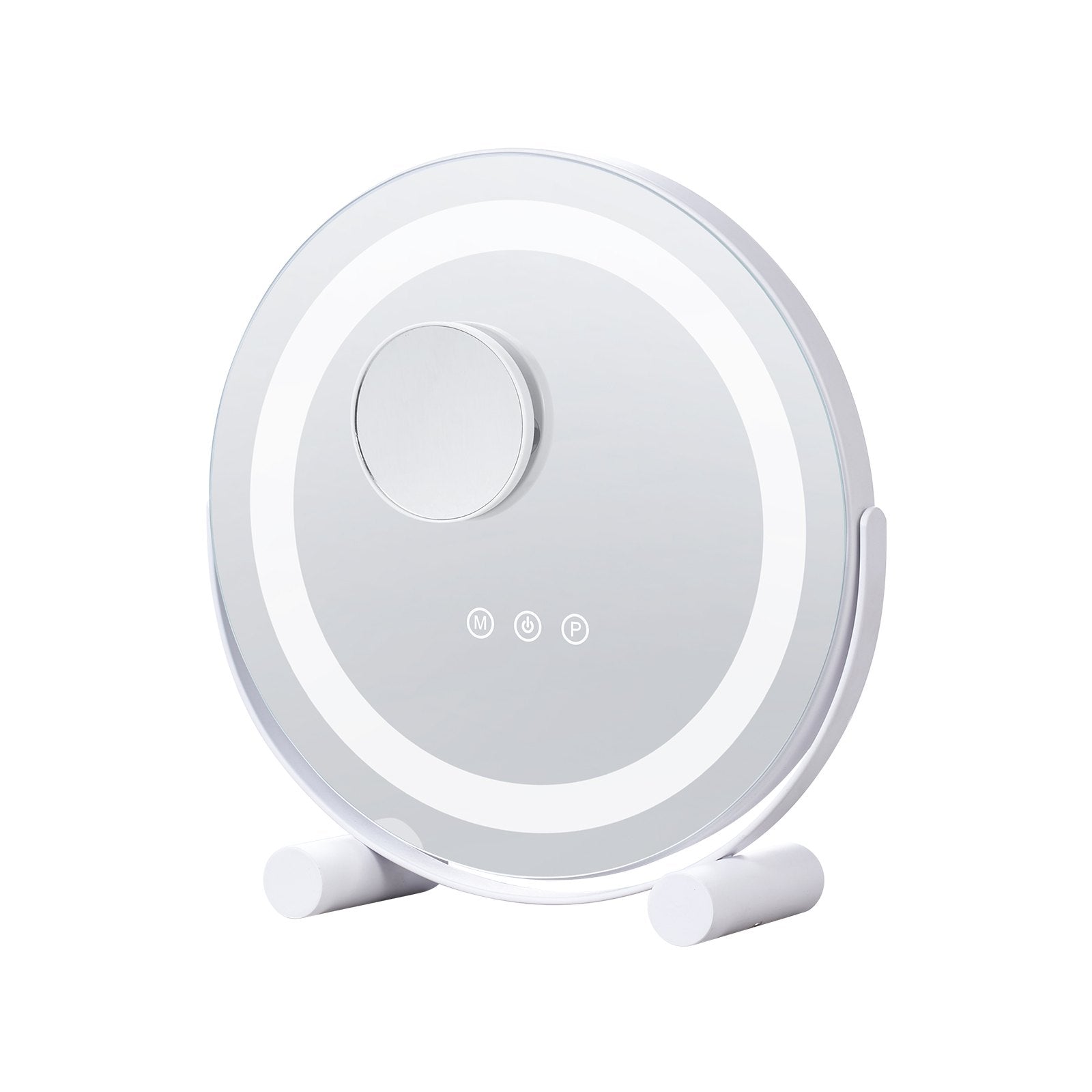 VEVOR 12” Vanity Mirror With Lights LED Makeup Round w/ Smart Touch for Bedroom