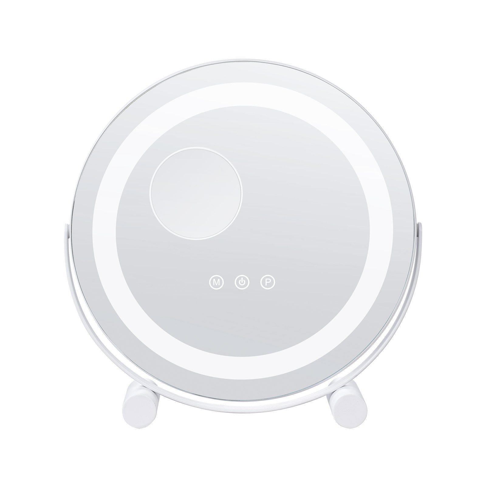 VEVOR 12” Vanity Mirror With Lights LED Makeup Round w/ Smart Touch for Bedroom