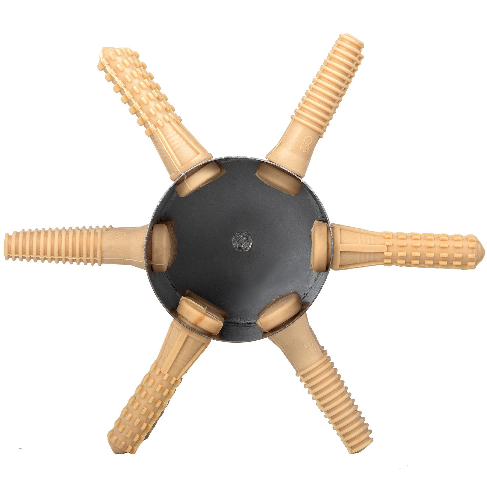 VEVOR Chicken Plucker Drill Attachment, Stainless Steel Drill Chicken Plucker, 18 Fingers Chicken Feather Plucker Machine, 0.4 Inches Shank Poultry Defeathering Machine For Broiler Goose Duck Turkey