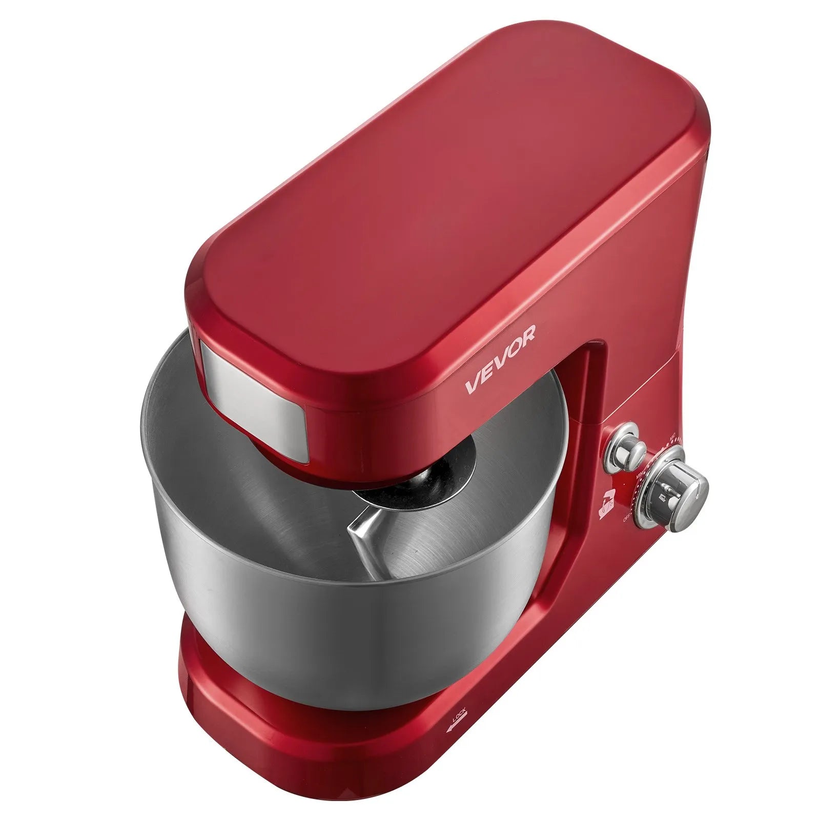 5.3 + 4.2 Qt Tilt-Head Stand Mixer – 400W Electric Kitchen Mixer with Stainless Steel Bowls