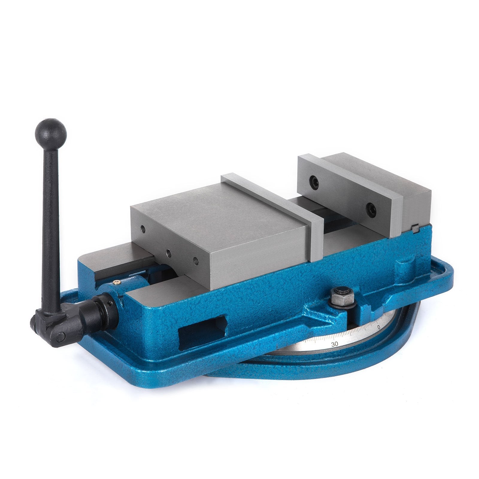 VEVOR 5 Inch ACCU Lock Down Vise Precision Milling Vice 5 Inch Jaw Width Drill Press Vise Milling Drilling Machine Bench Clamp Clamping Vice with 360 Degree Swiveling Base CNC Vise