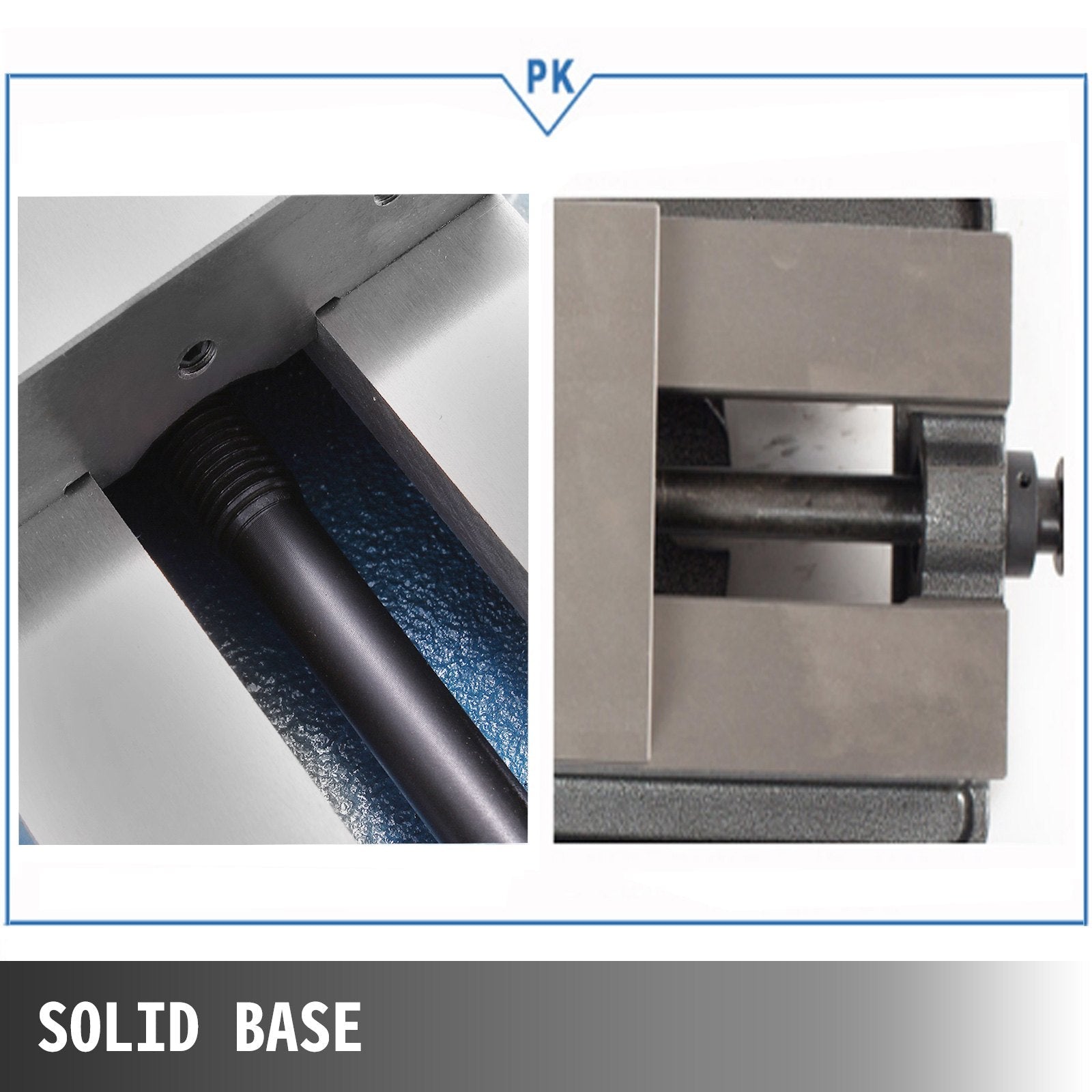 VEVOR 5 Inch ACCU Lock Down Vise Precision Milling Vice 5 Inch Jaw Width Drill Press Vise Milling Drilling Machine Bench Clamp Clamping Vice with 360 Degree Swiveling Base CNC Vise