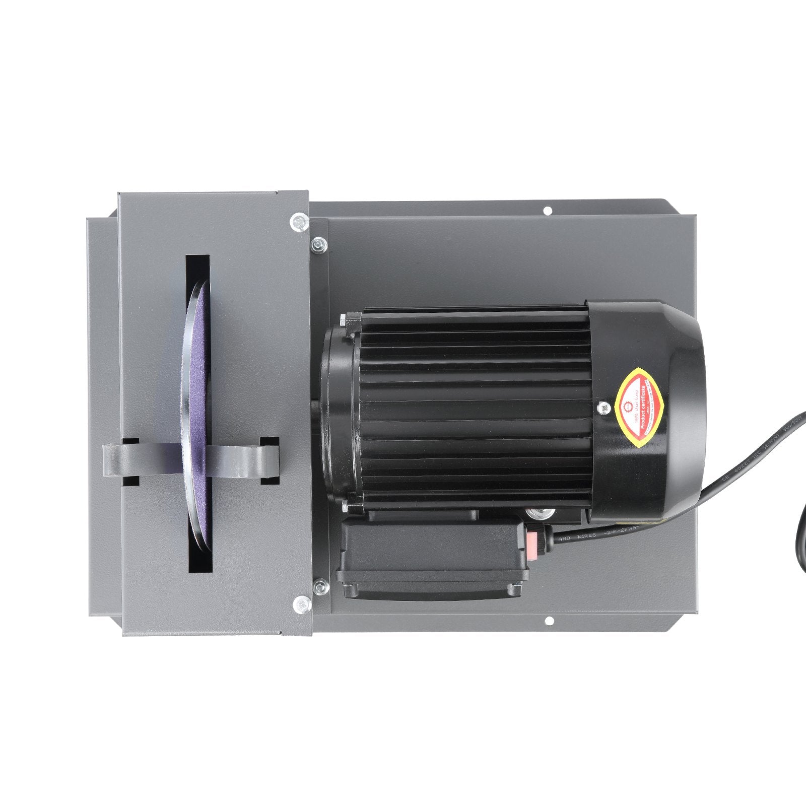 VEVOR Lawn Mower Blade Sharpener, 2/3HP 500W Lawnmower Blade Grinder with 7-inch Ceramic Grinding Wheel, Powerful Bench Mower Sharpening Machine for High/Low Lift Blades, Gator Blades, Flat Blades